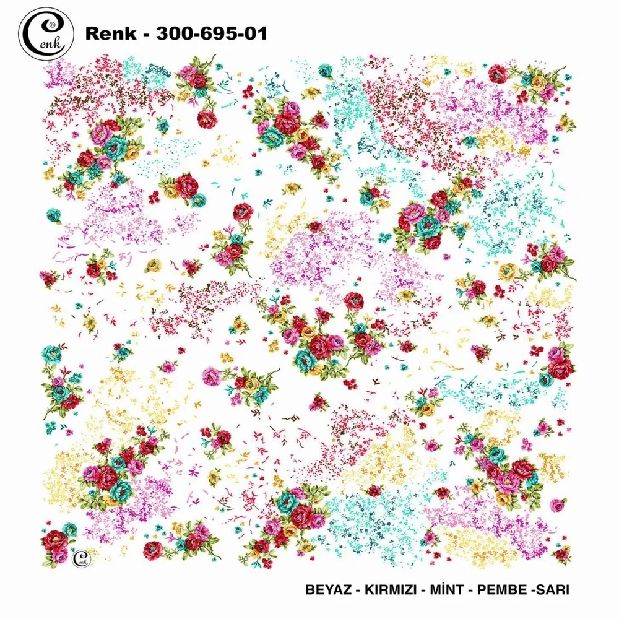 Cenk Desenli Oyalık Yazma 695-01