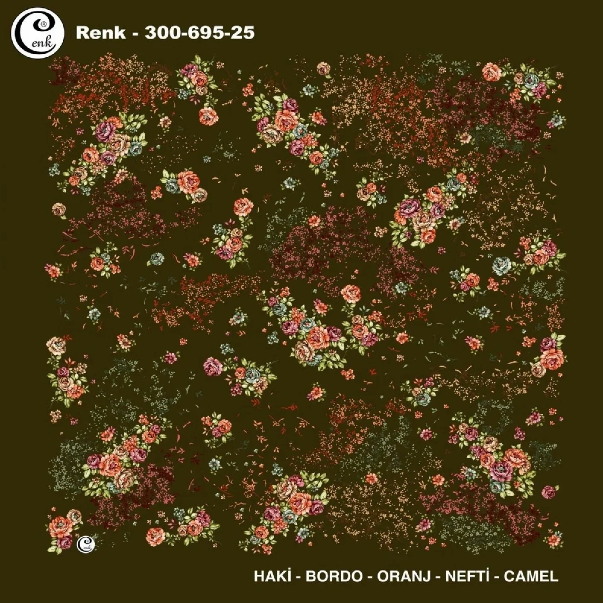 Cenk Desenli Oyalık Yazma 695-25