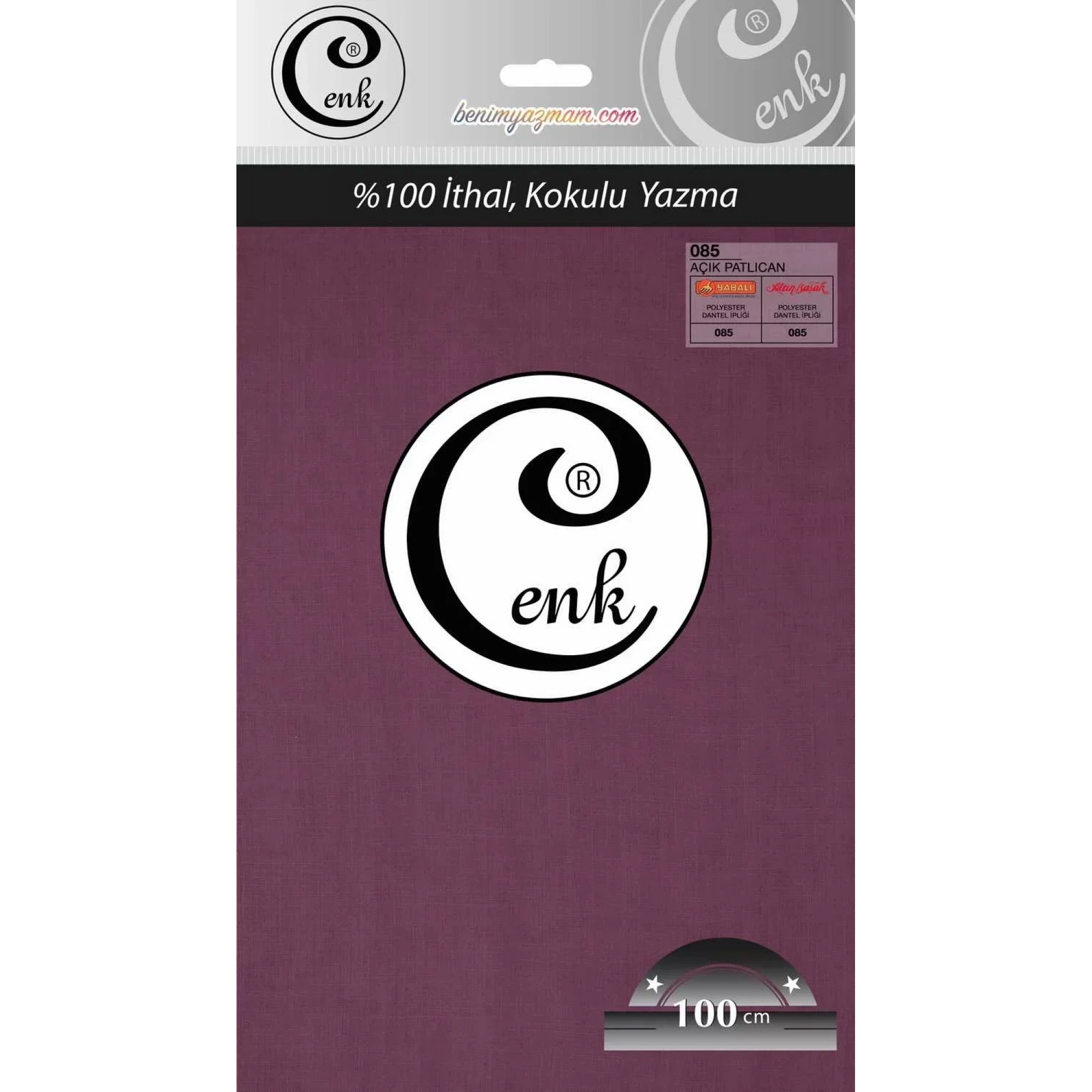 Cenk düz renk oyalık yazma (açık patlıcan) cenk-duz-085
