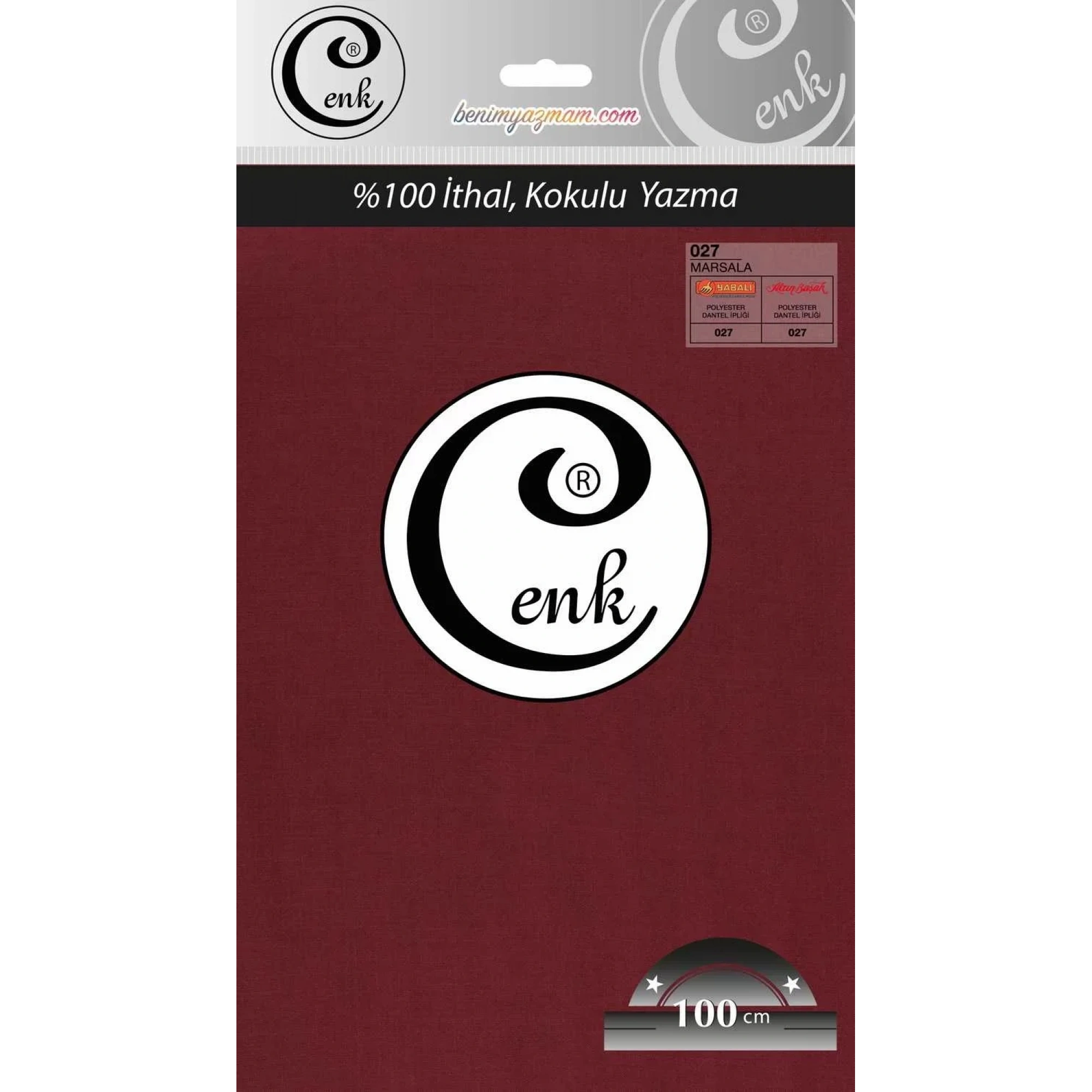 Cenk Düz Renk Oyalık Yazma (marsala) cenk-duz-027