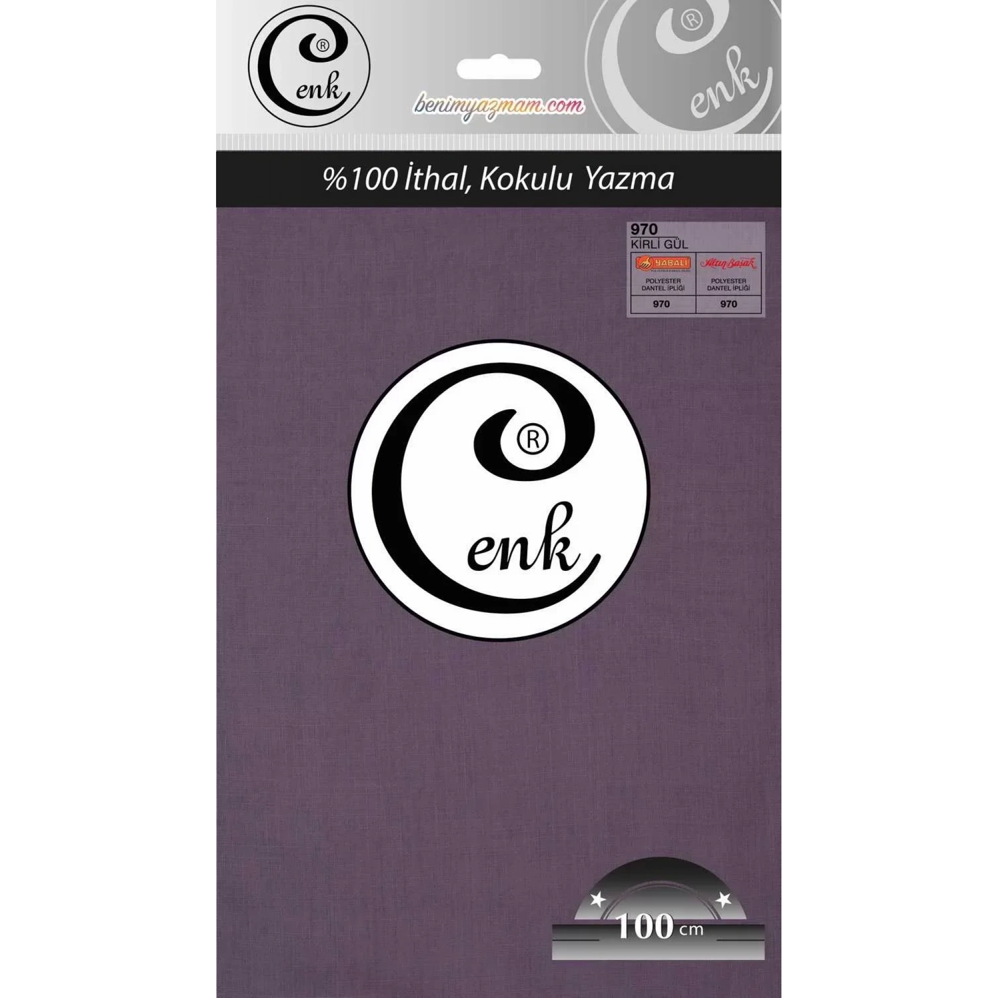 Cenk Düz Renk Poşetli Oyalık Yazma (Kirli Gül) cenk-duz-970