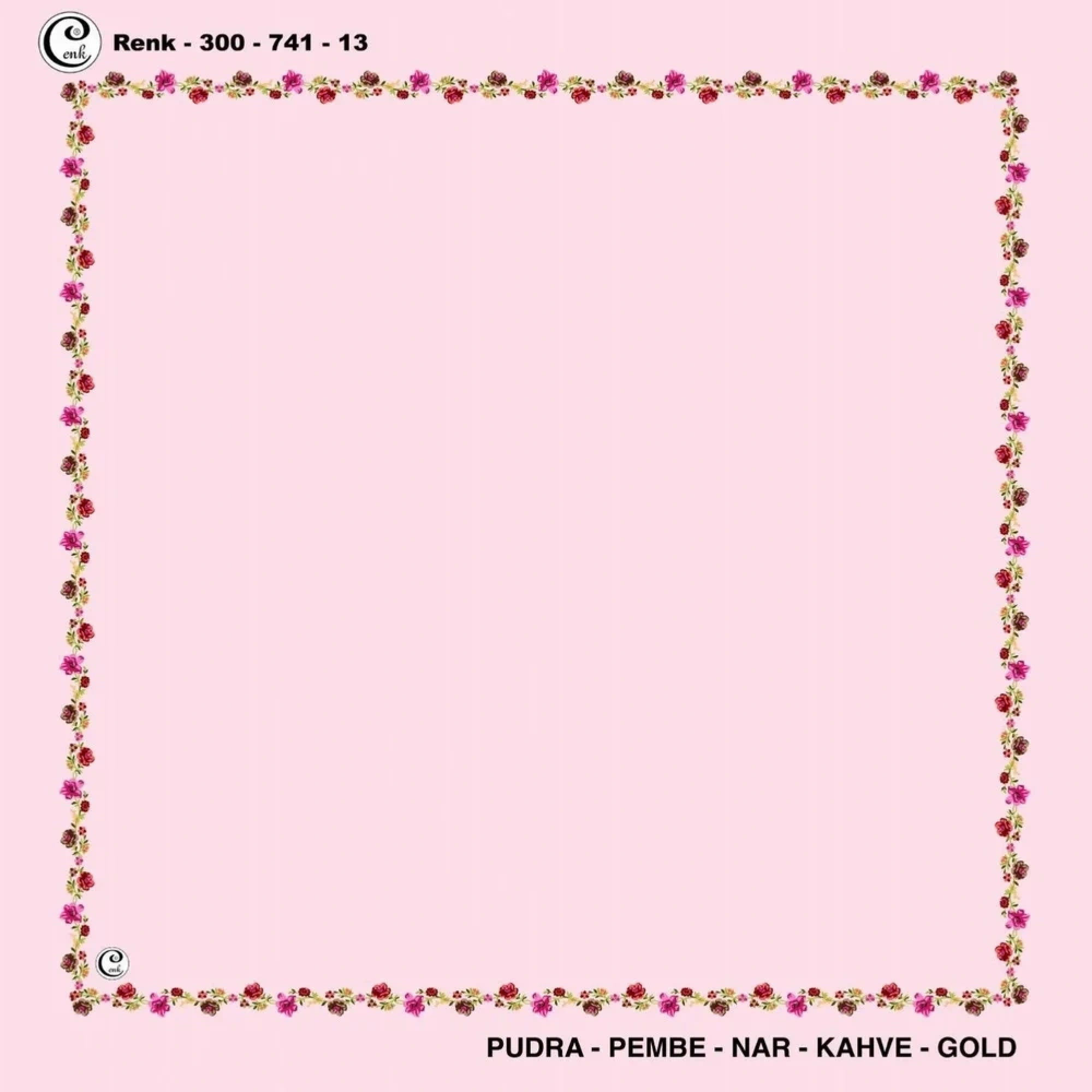 Cenk İçi Boş Oyalık Yazma (100 Cm) 741-13