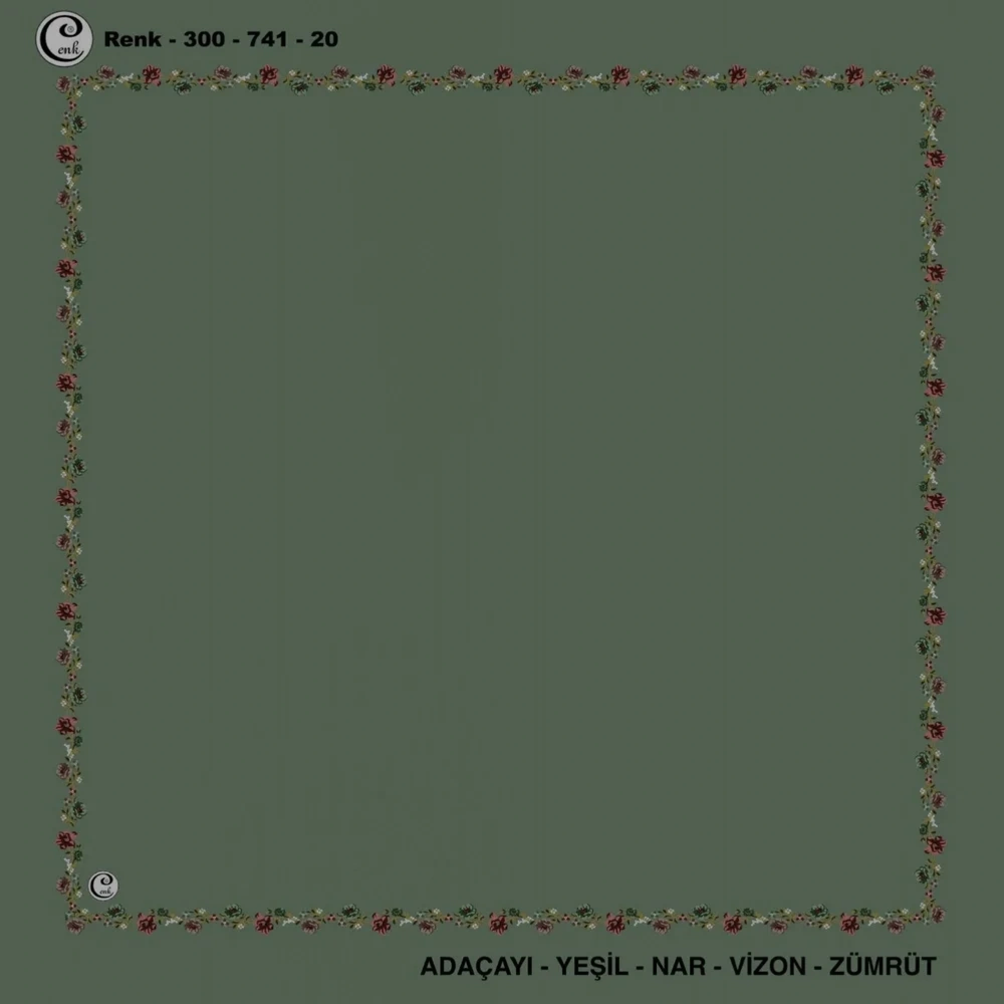 Cenk İçi Boş Oyalık Yazma (100 Cm) 741-20