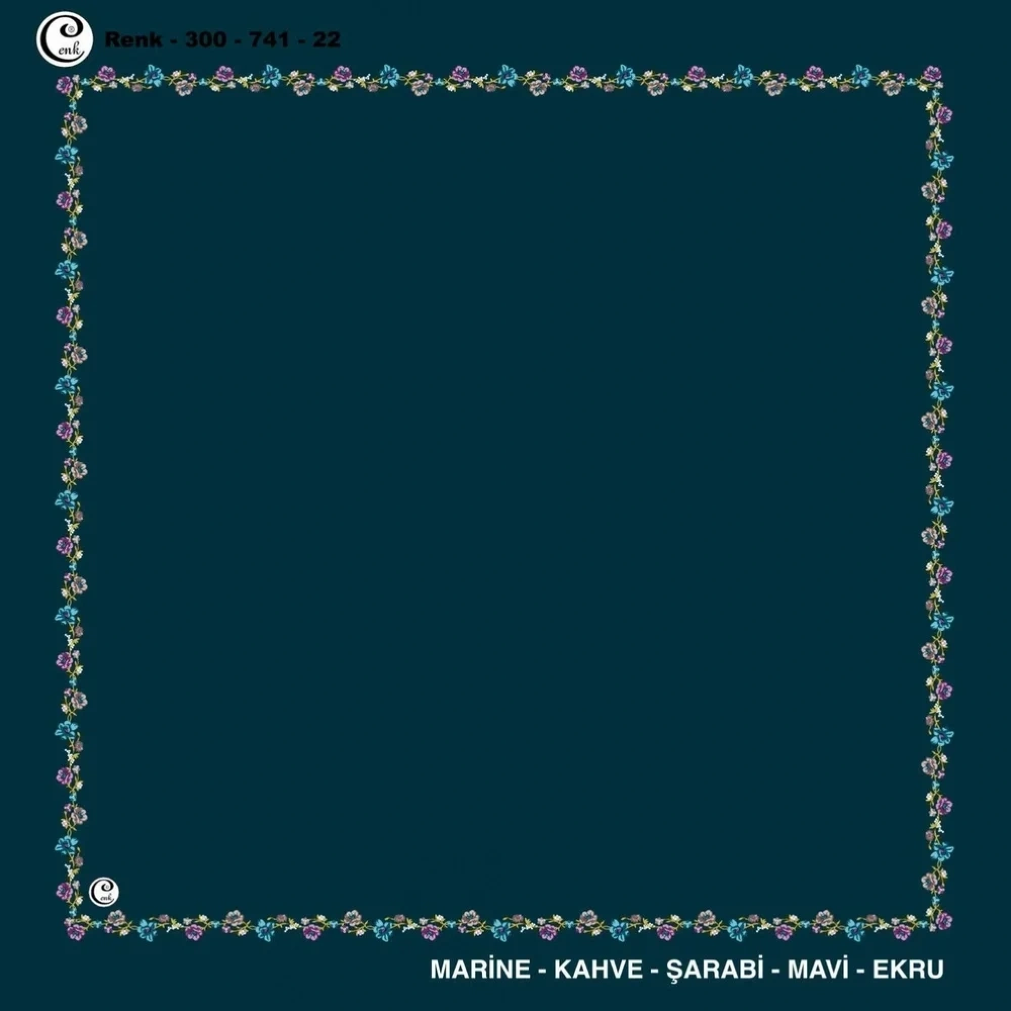 Cenk İçi Boş Oyalık Yazma (100 Cm) 741-22