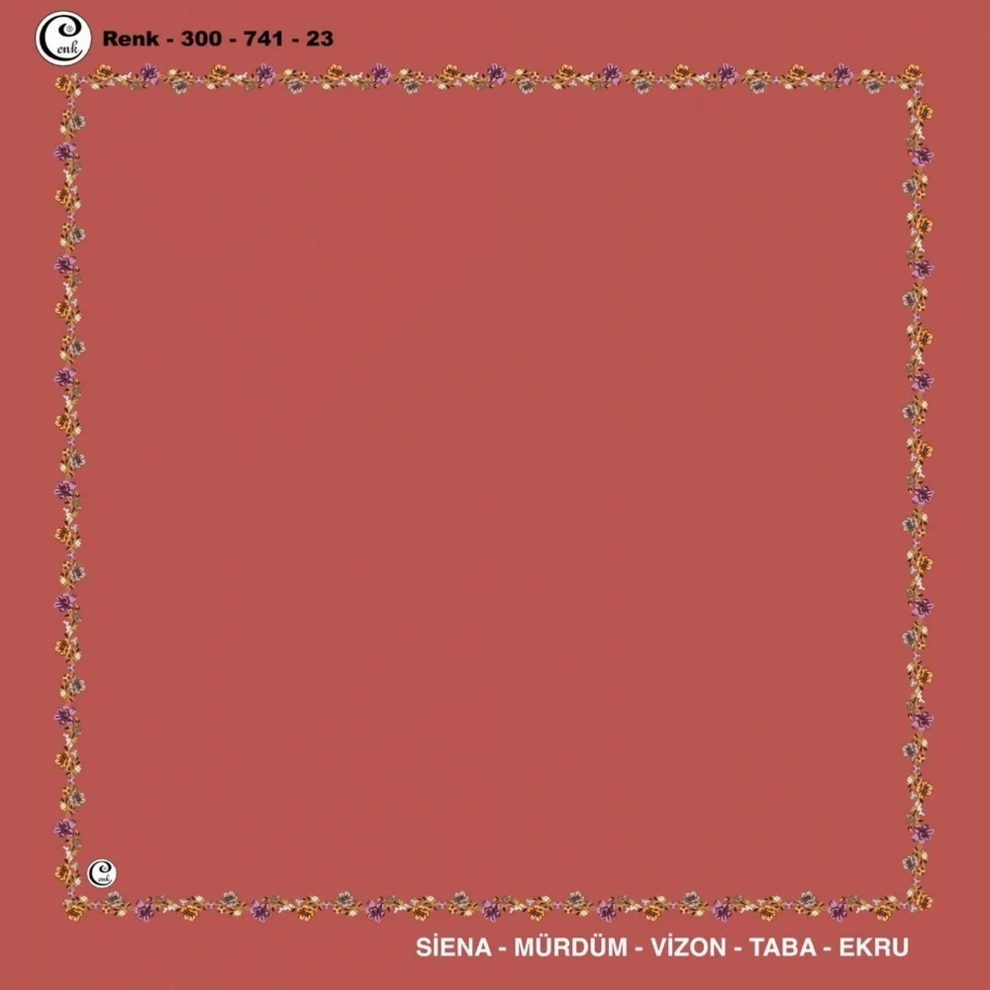 Cenk İçi Boş Oyalık Yazma (100 Cm) 741-23