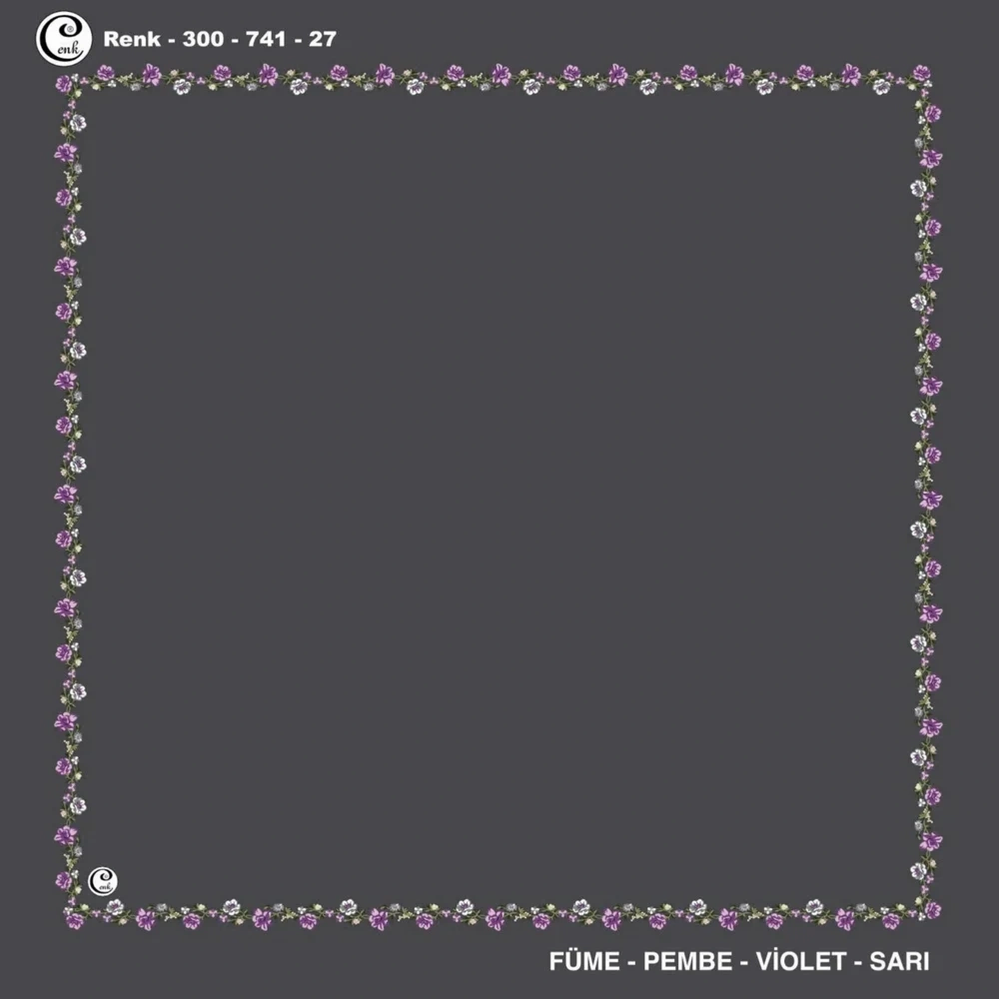 Cenk İçi Boş Oyalık Yazma (100 Cm) 741-27