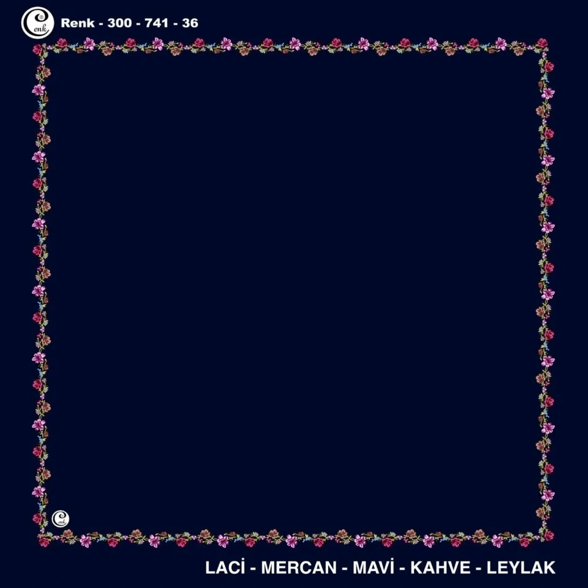 Cenk İçi Boş Oyalık Yazma (100 Cm) 741-36