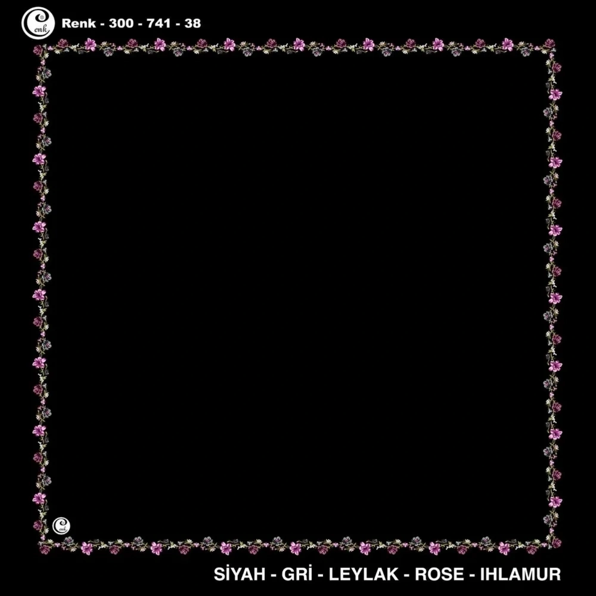 Cenk İçi Boş Oyalık Yazma (100 Cm) 741-38