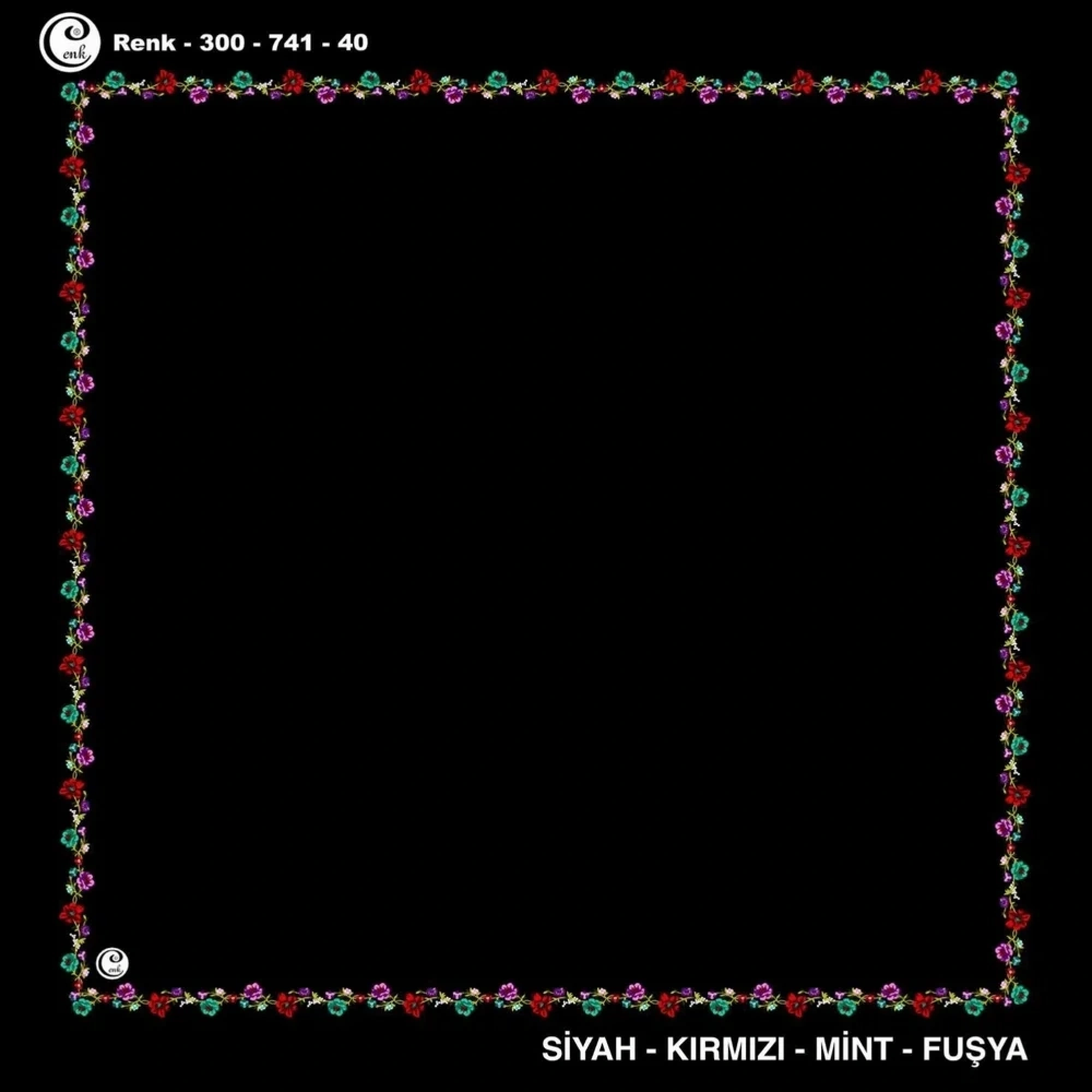 Cenk İçi Boş Oyalık Yazma (100 Cm) 741-40