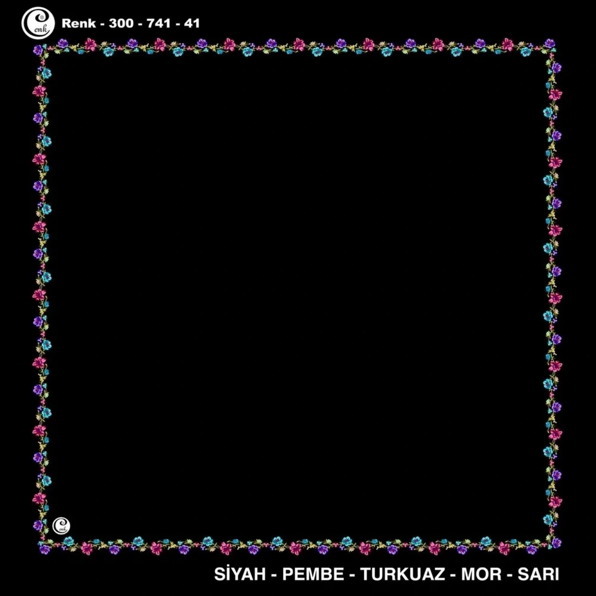 Cenk İçi Boş Oyalık Yazma (100 Cm) 741-41