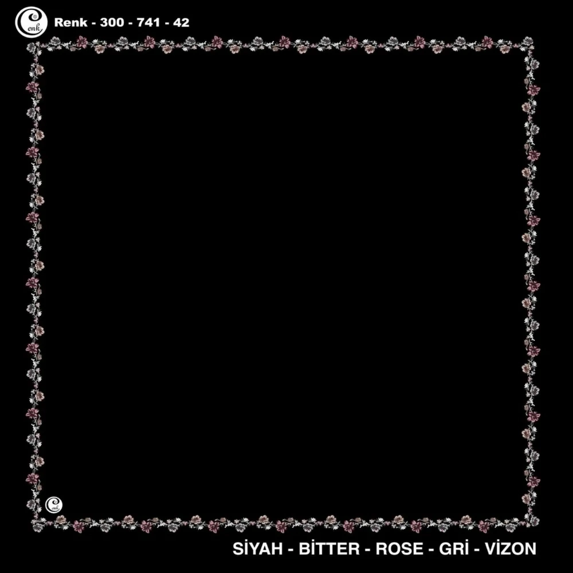 Cenk İçi Boş Oyalık Yazma (100 Cm) 741-42