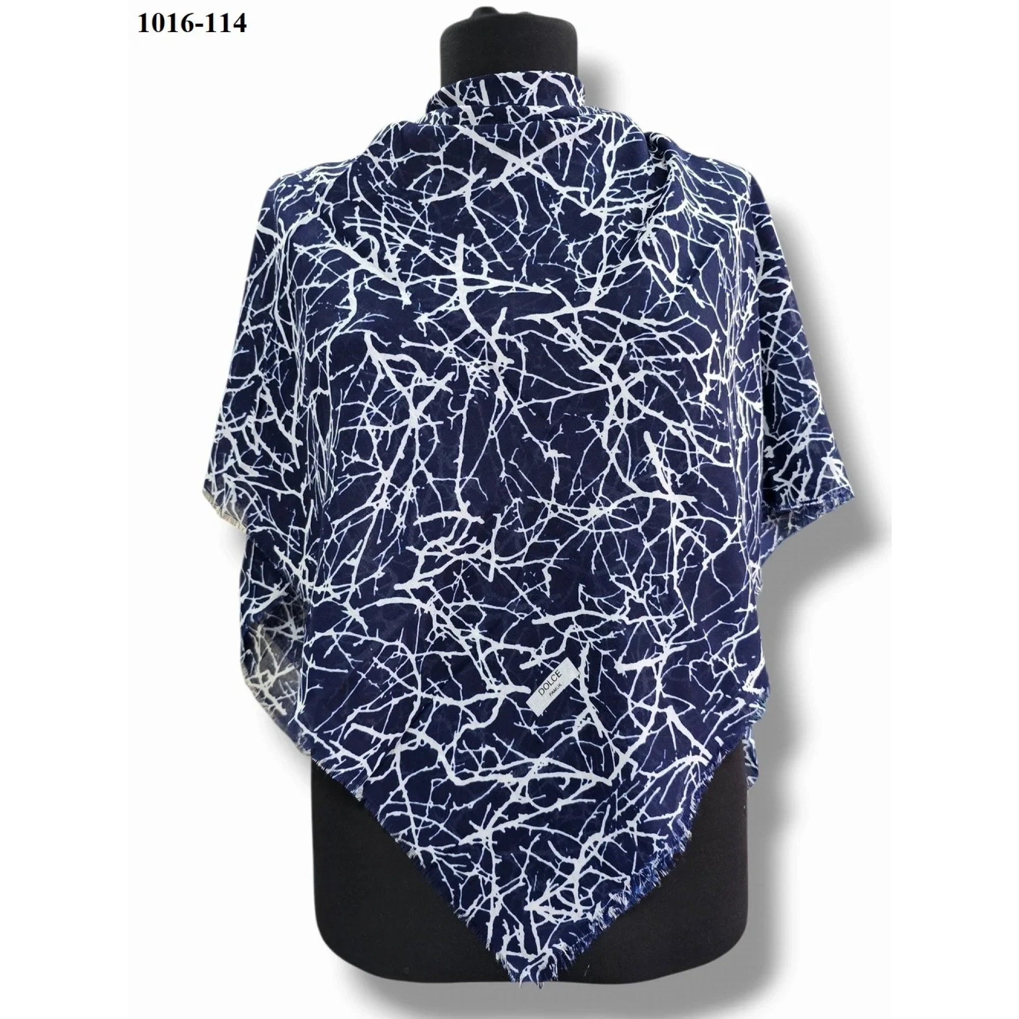 Dolce Cool Desenli Dimi Pamuk Eşarp 1016-114
