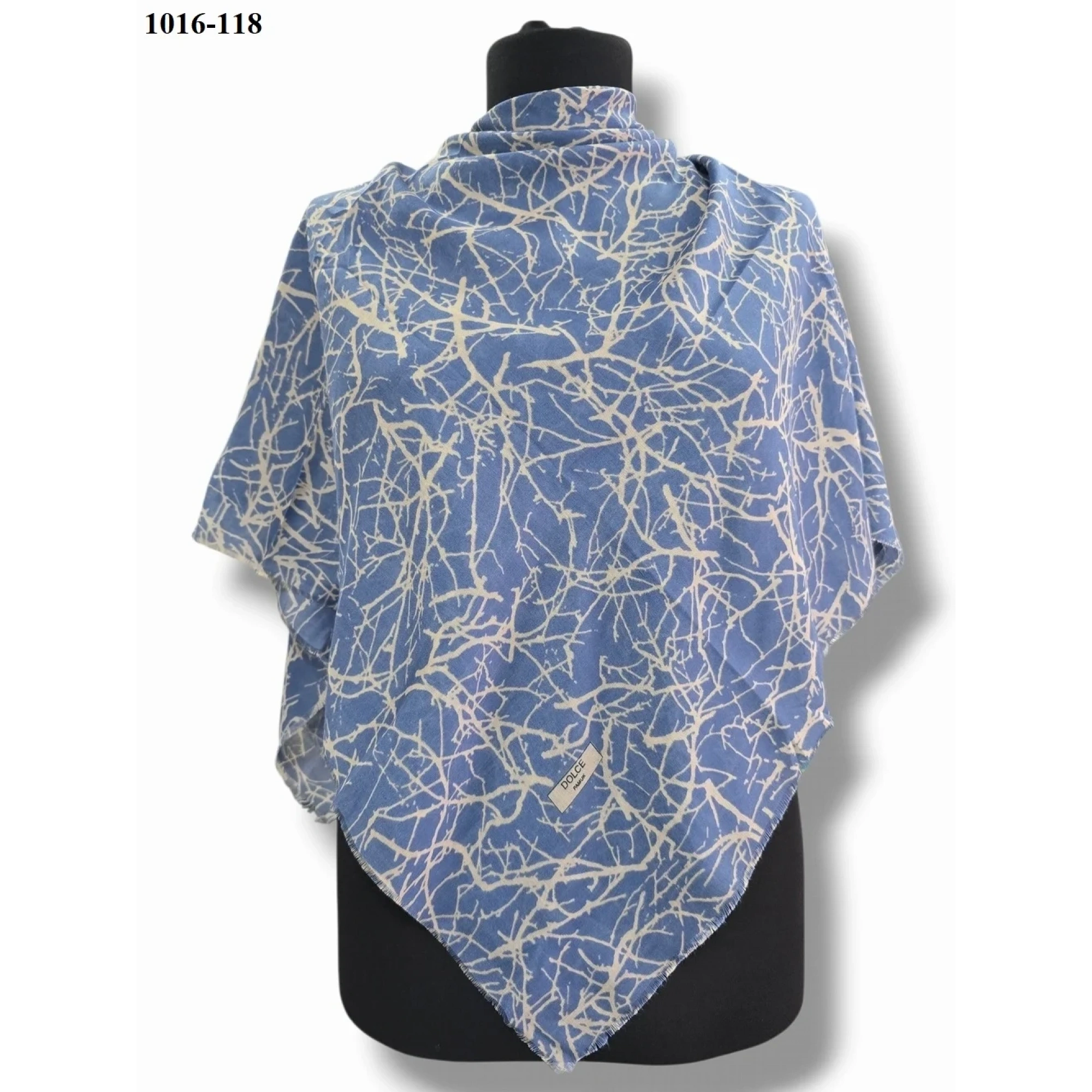 Dolce Cool Desenli Dimi Pamuk Eşarp 1016-118