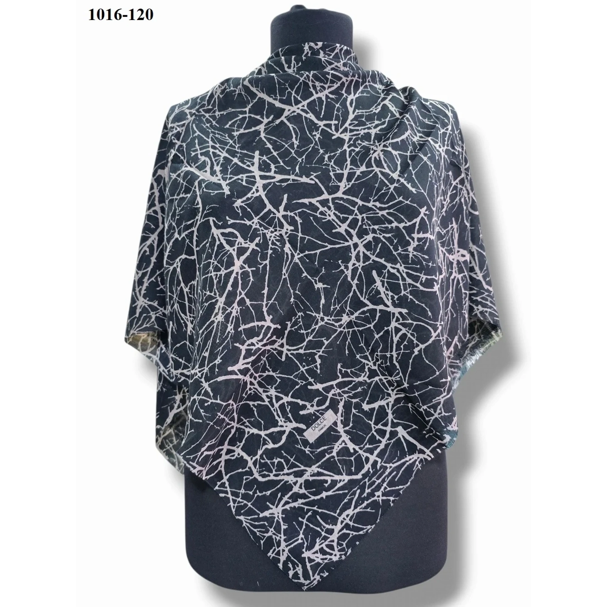 Dolce Cool Desenli Dimi Pamuk Eşarp 1016-120