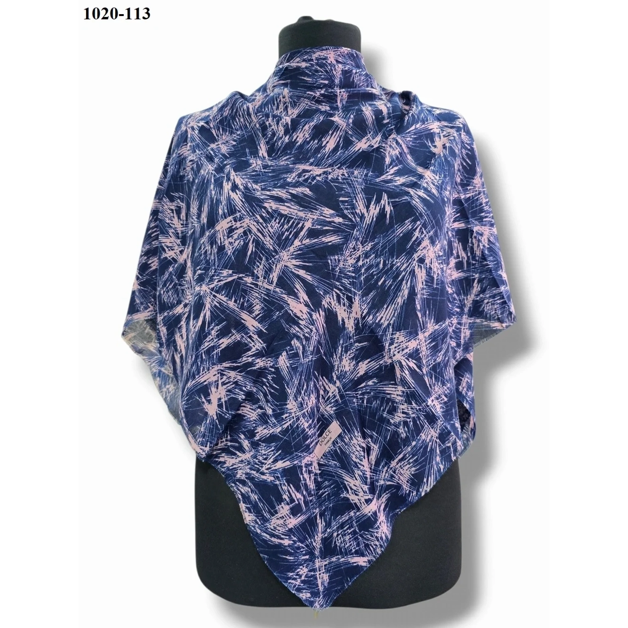 Dolce Cool Desenli Dimi Pamuk Eşarp 1020-113