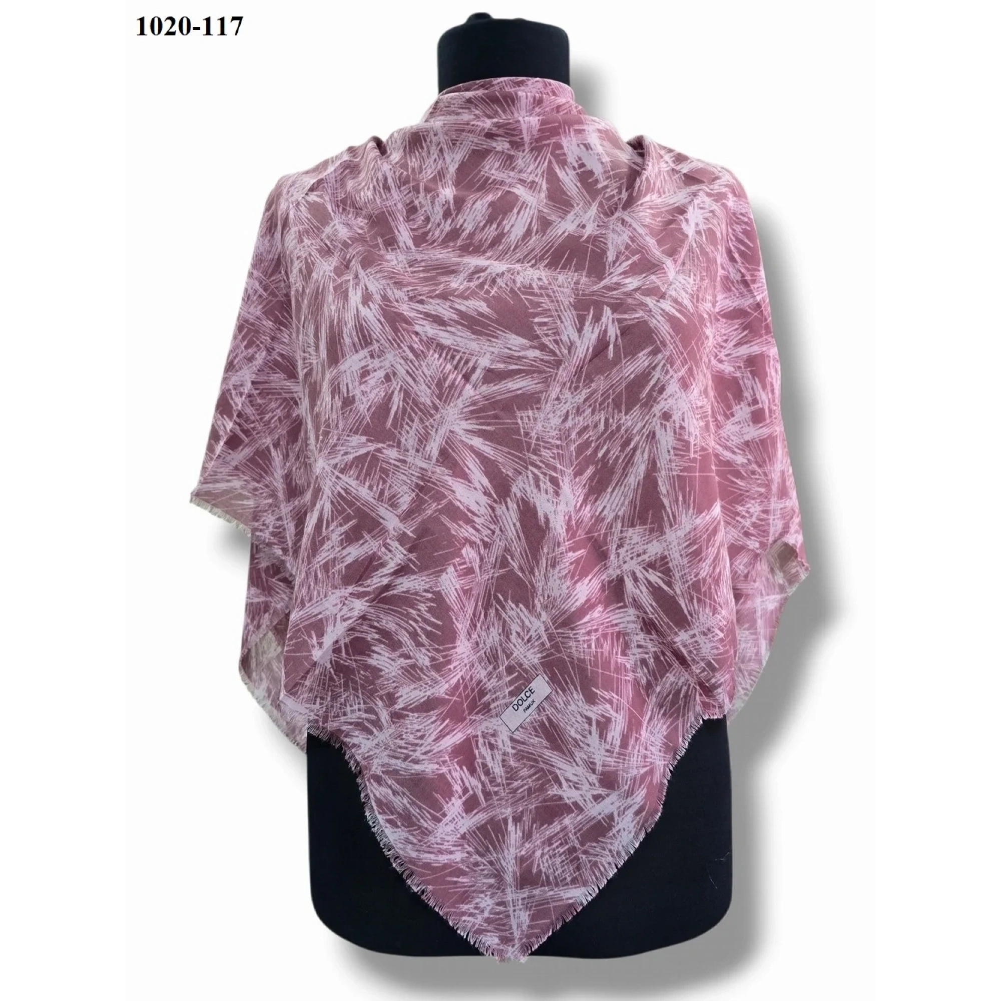 Dolce Cool Desenli Dimi Pamuk Eşarp 1020-117