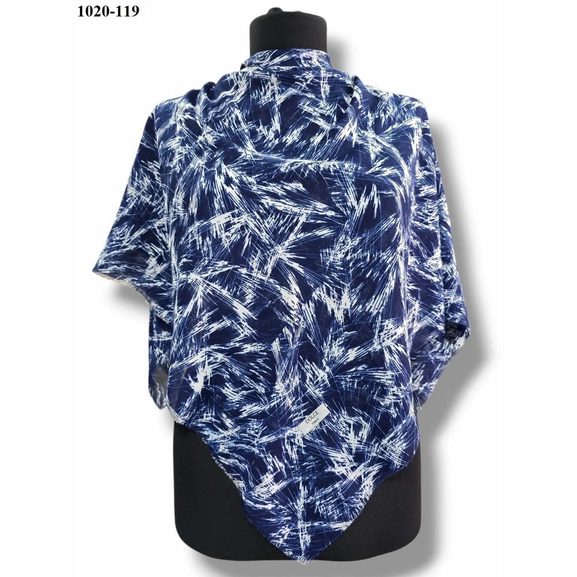 Dolce Cool Desenli Dimi Pamuk Eşarp 1020-119