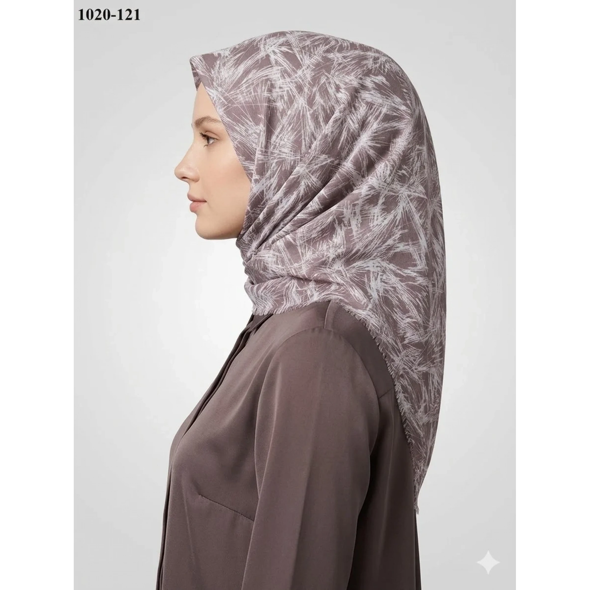Dolce Cool Desenli Dimi Pamuk Eşarp 1020-121