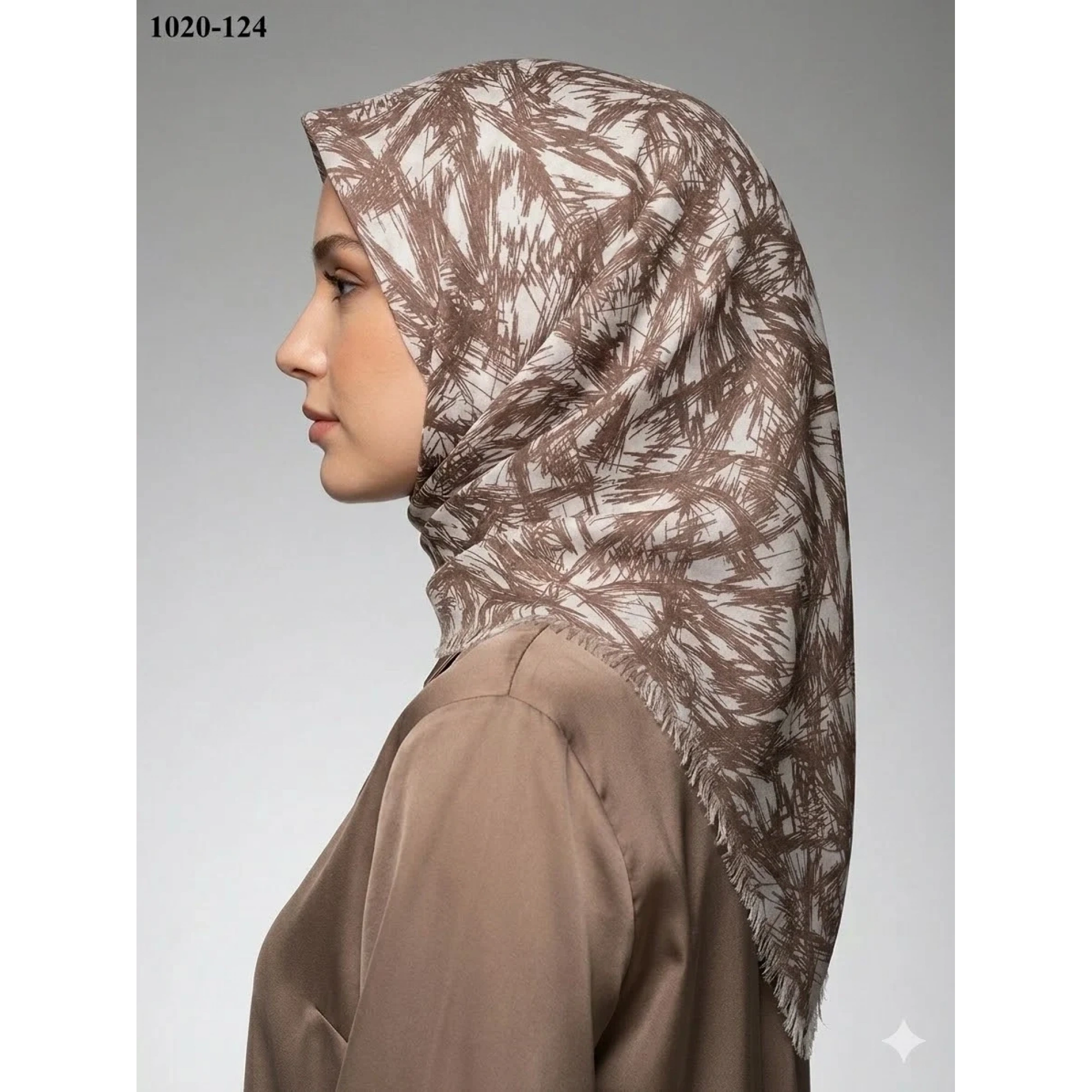 Dolce Cool Desenli Dimi Pamuk Eşarp 1020-124