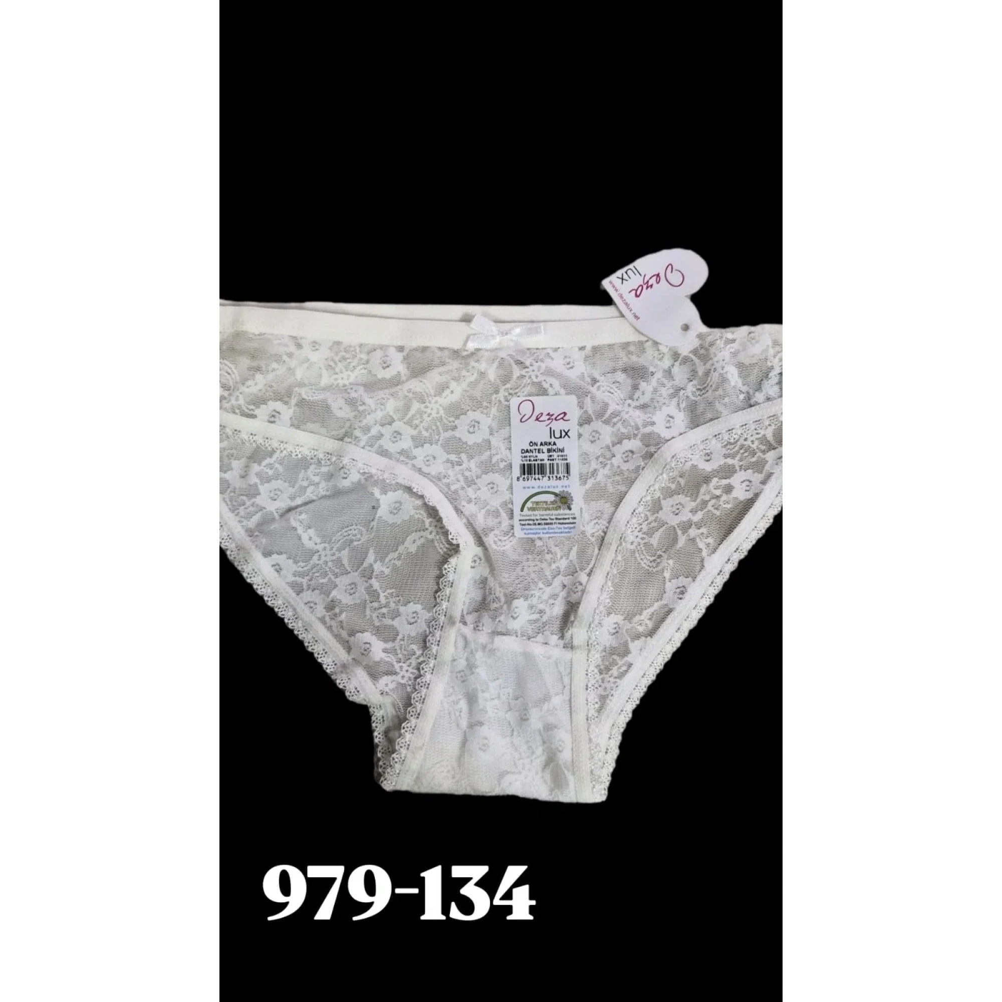 Dondeza Lüx Bayan Bikini Külot M Beden Dantel (12 adet) 979-134