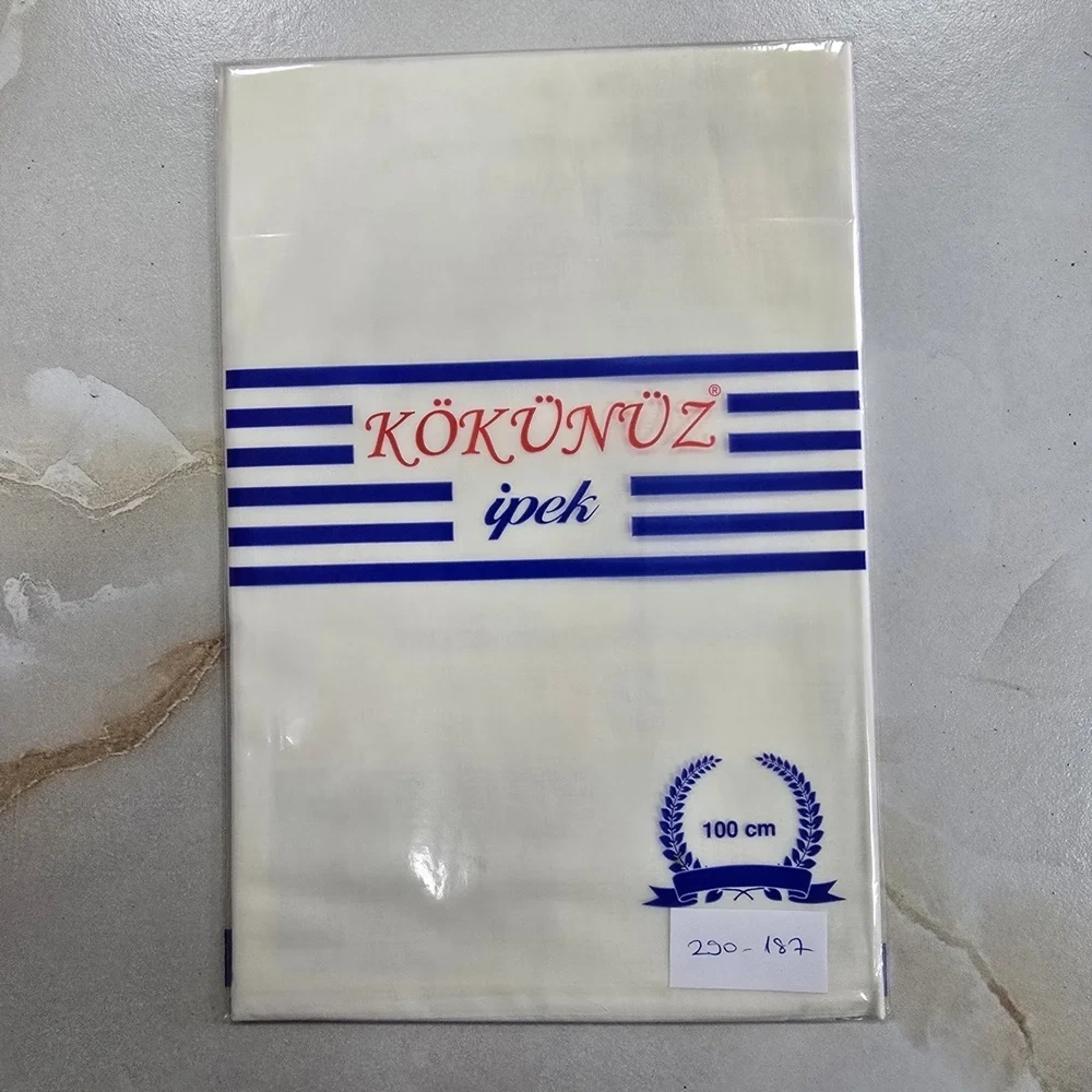 Düz Renk Ekonomik Poşetli Oyalık Yazma 290-187