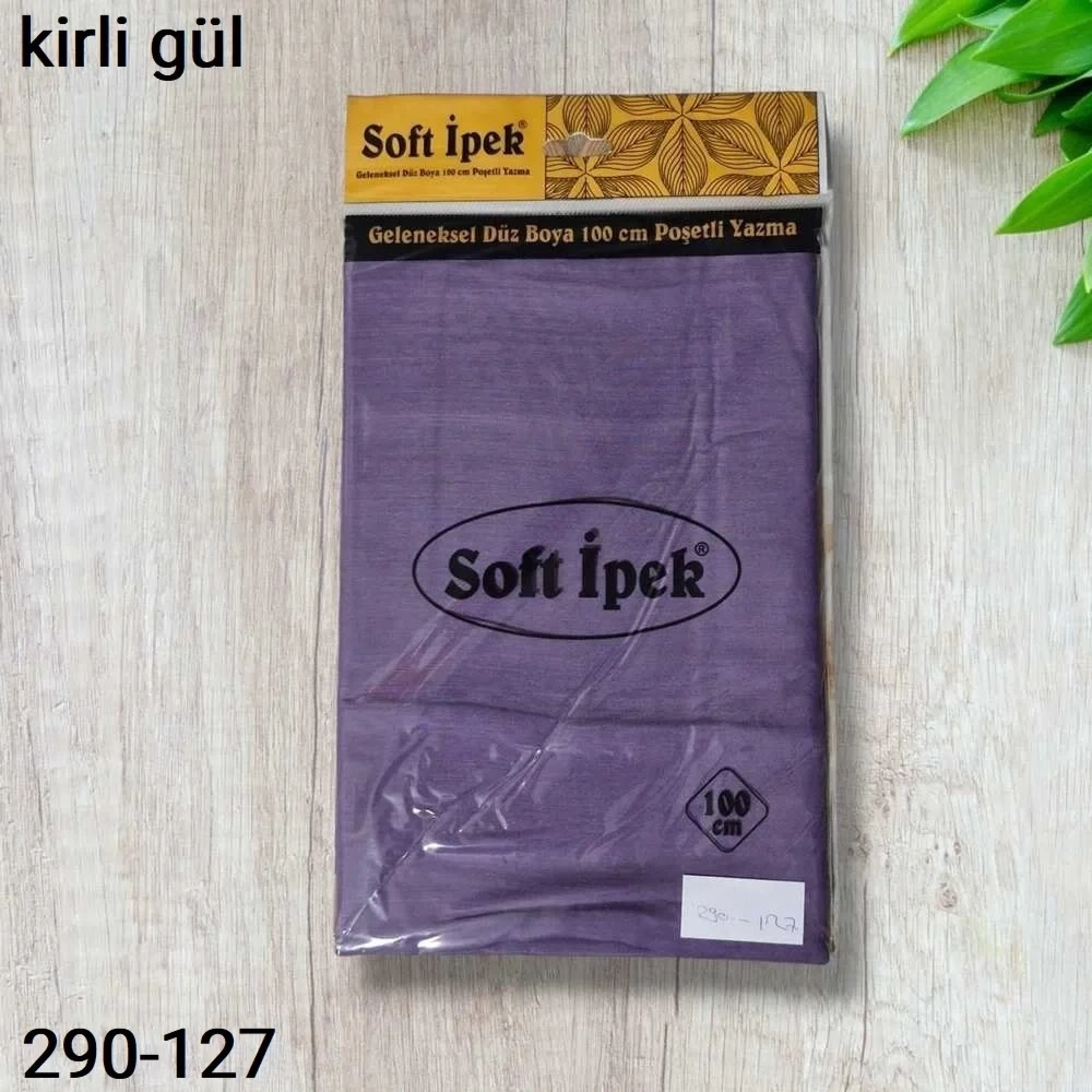 Düz Renk Ekonomik Poşetli Oyalık Yazma kirli gül 290-127