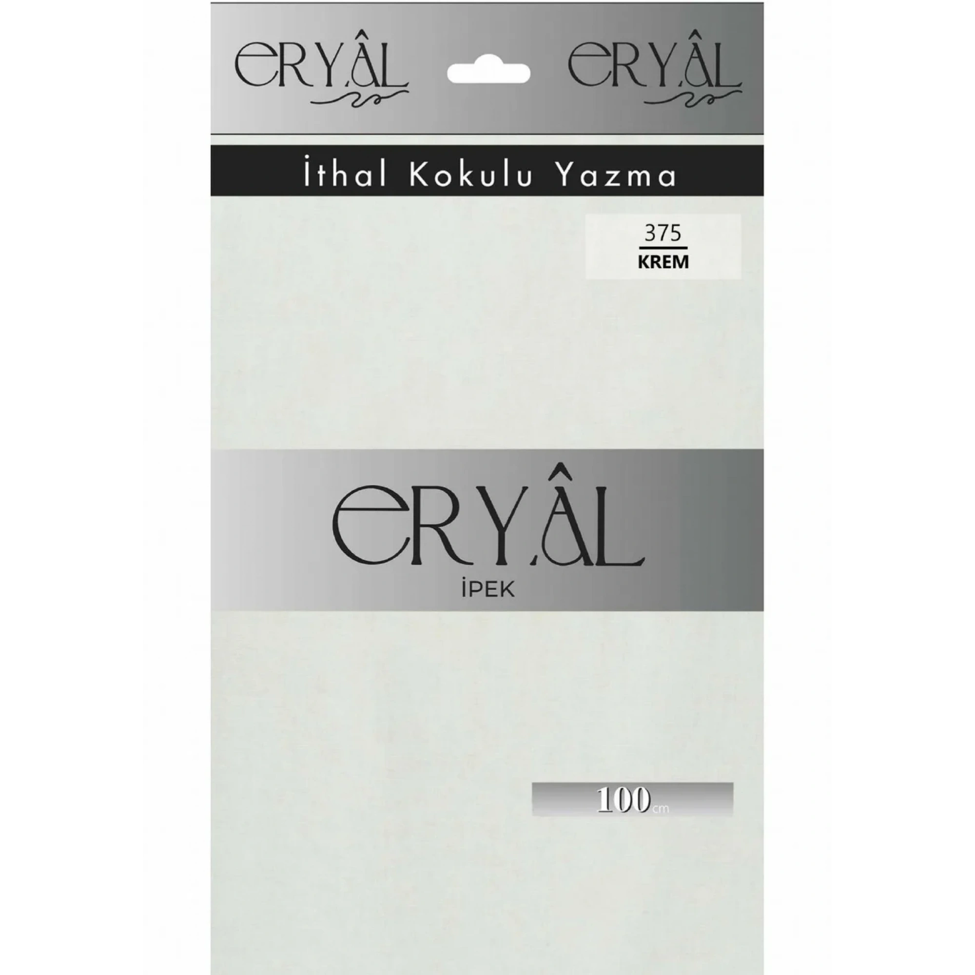 Eryal İpek Düz Renk Poşetli Oyalık Yazma 375 Krem