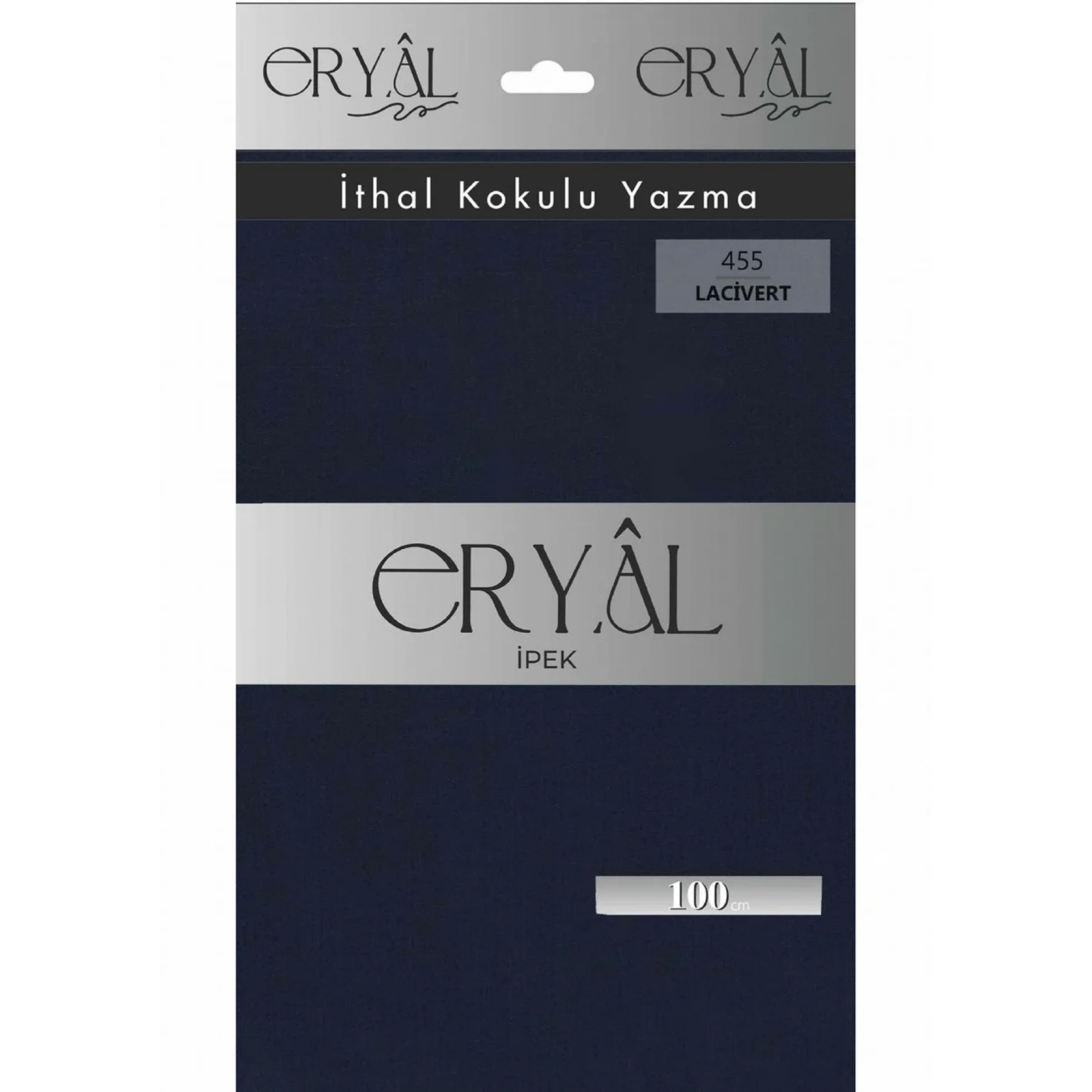 Eryal İpek Düz Renk Poşetli Oyalık Yazma 455 Lacivert