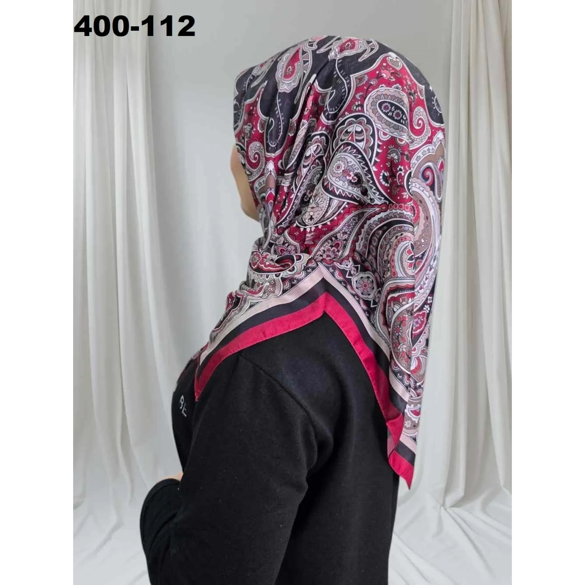 Eylül İpek Etnik Desen Soft Eşarp 400-112