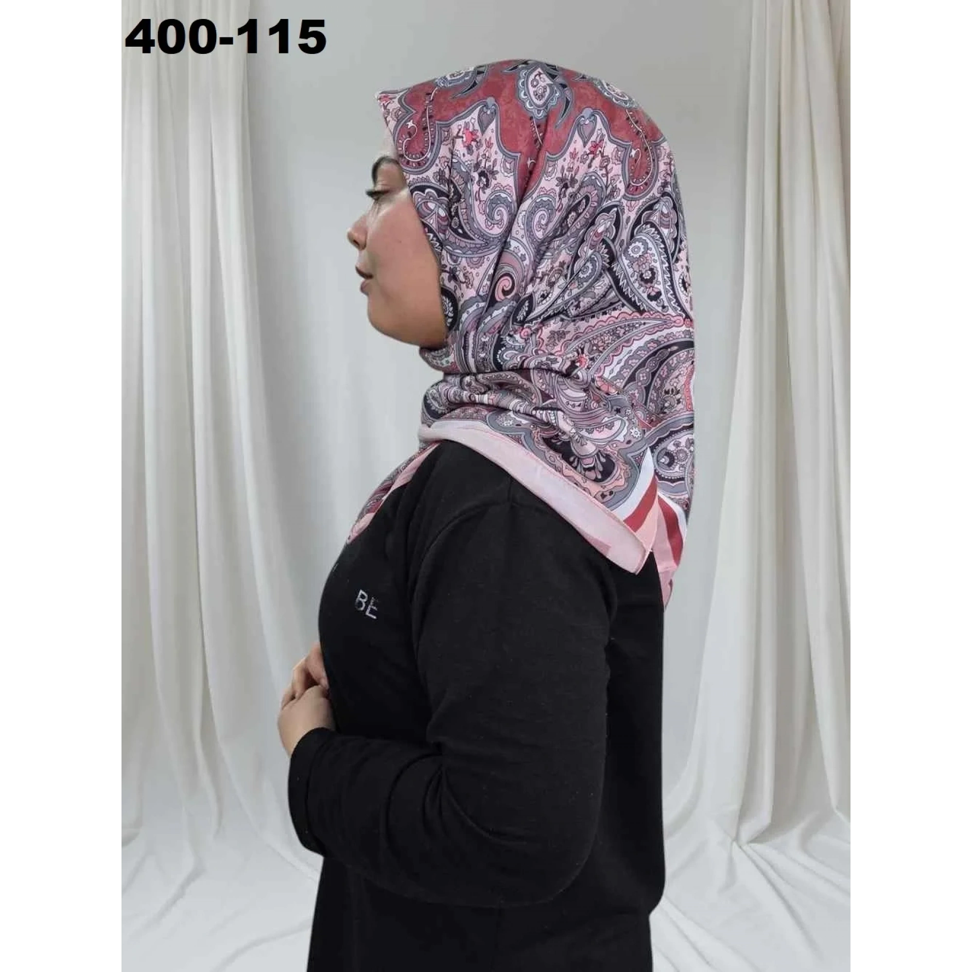 Eylül İpek Etnik Desen Soft Eşarp 400-115