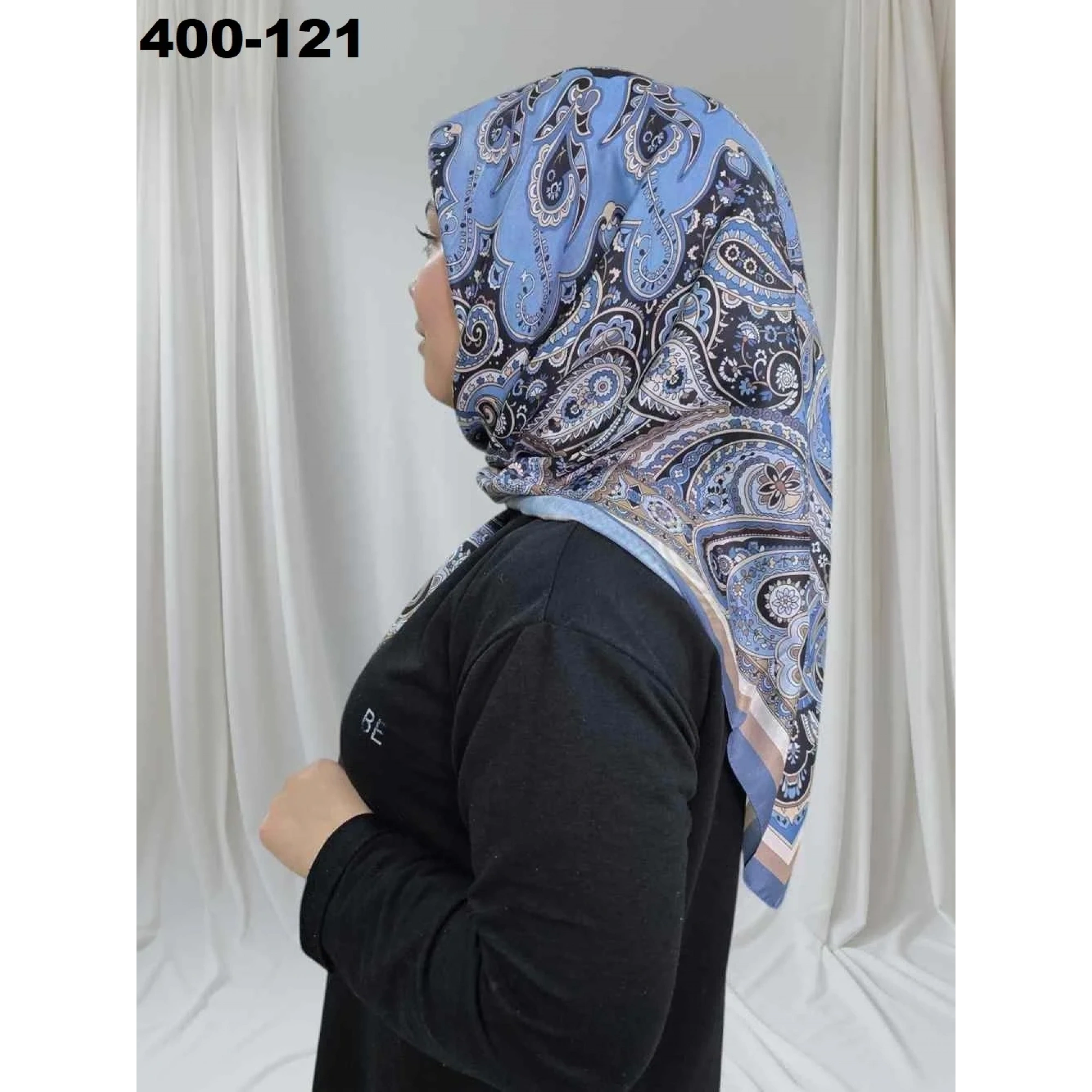 Eylül İpek Etnik Desen Soft Eşarp 400-121