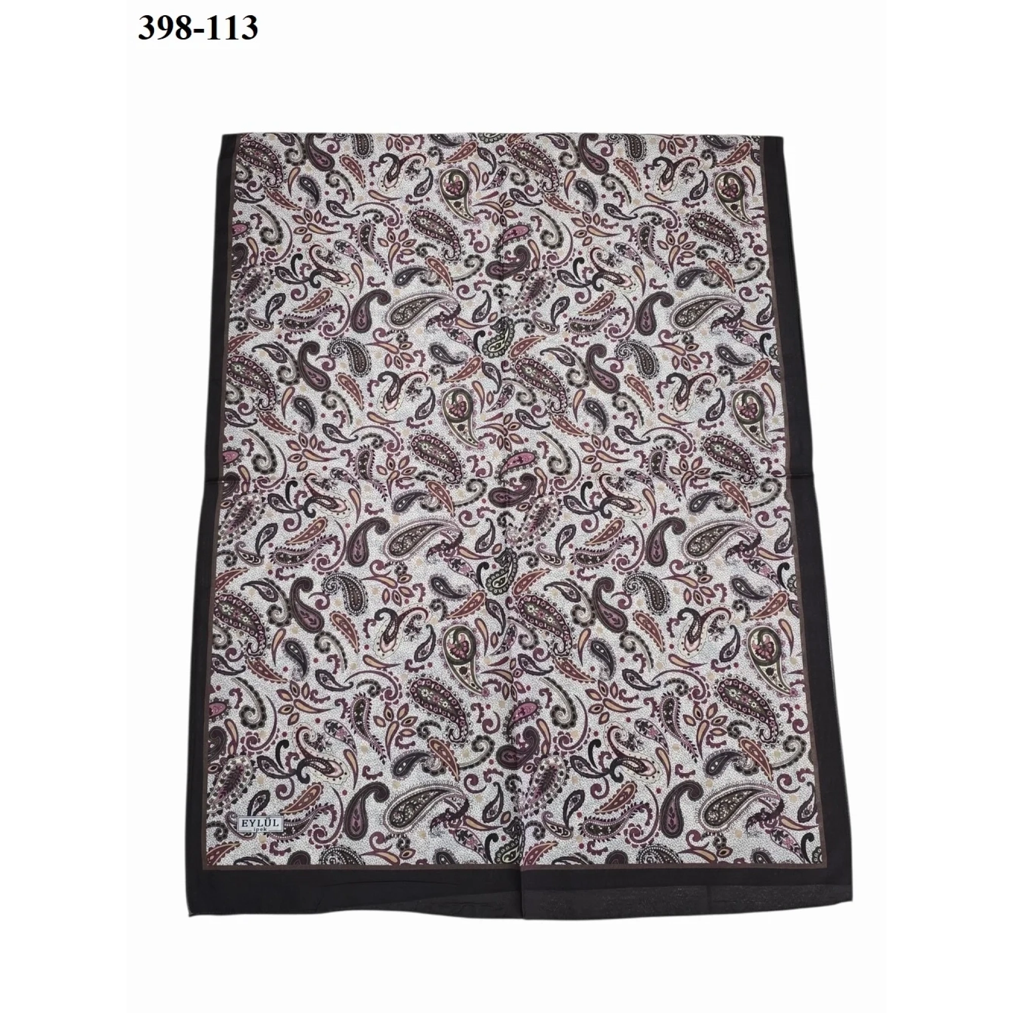 Eylül İpek Etnik Desen Soft Şal 398-113