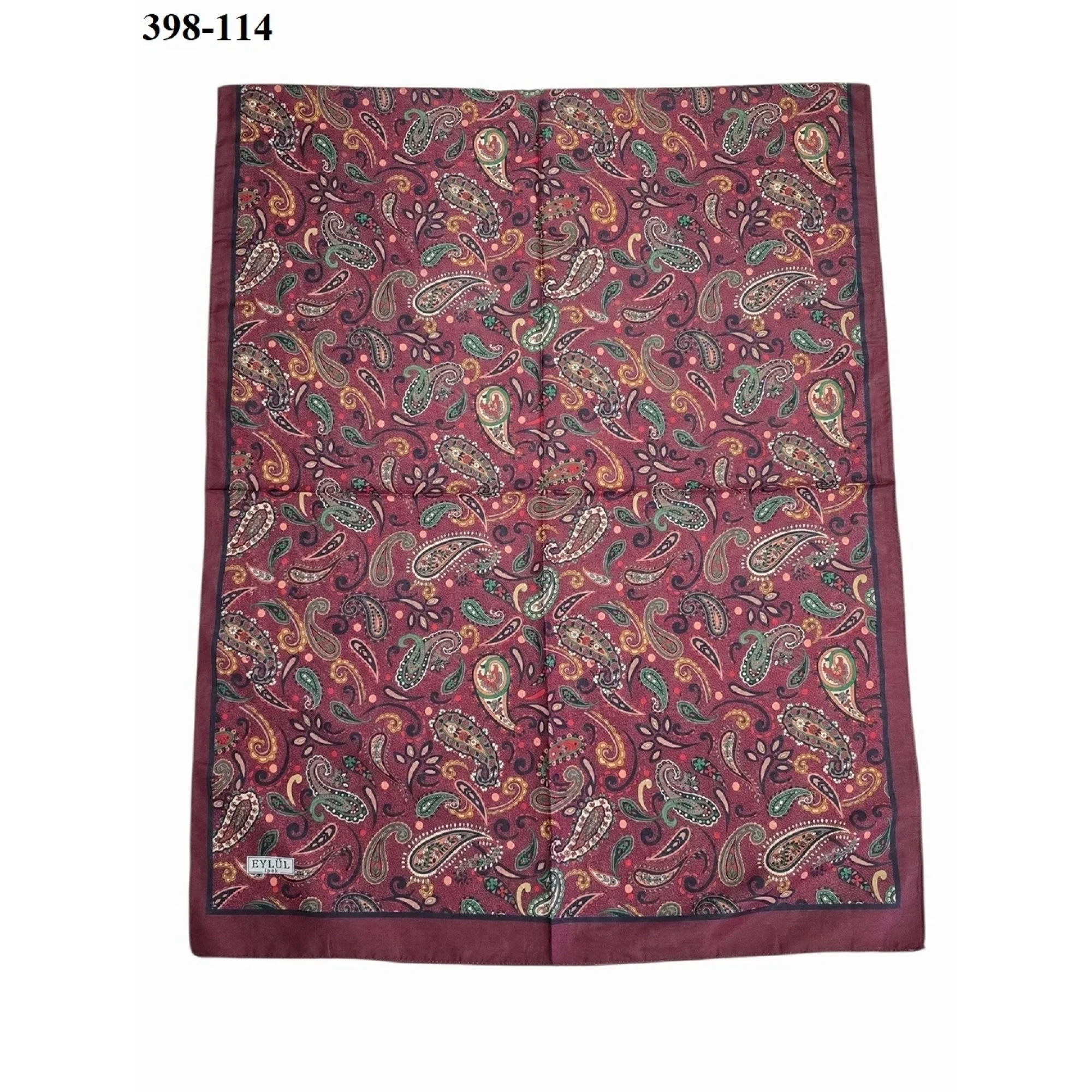 Eylül İpek Etnik Desen Soft Şal 398-114