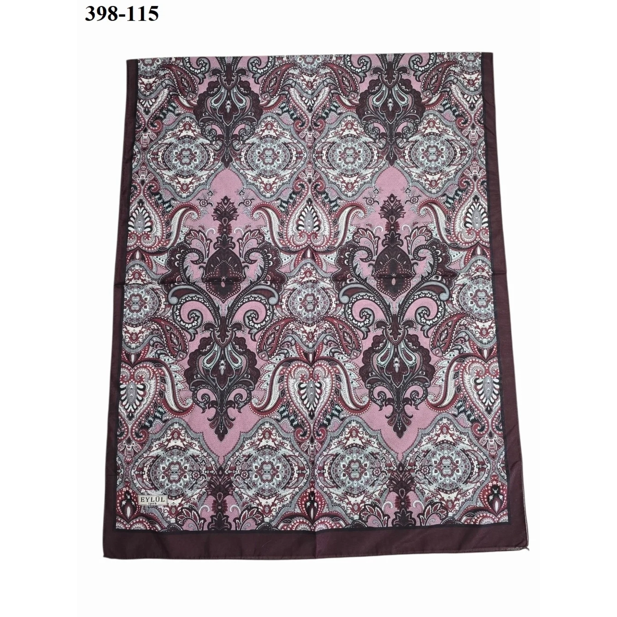 Eylül İpek Etnik Desen Soft Şal 398-115
