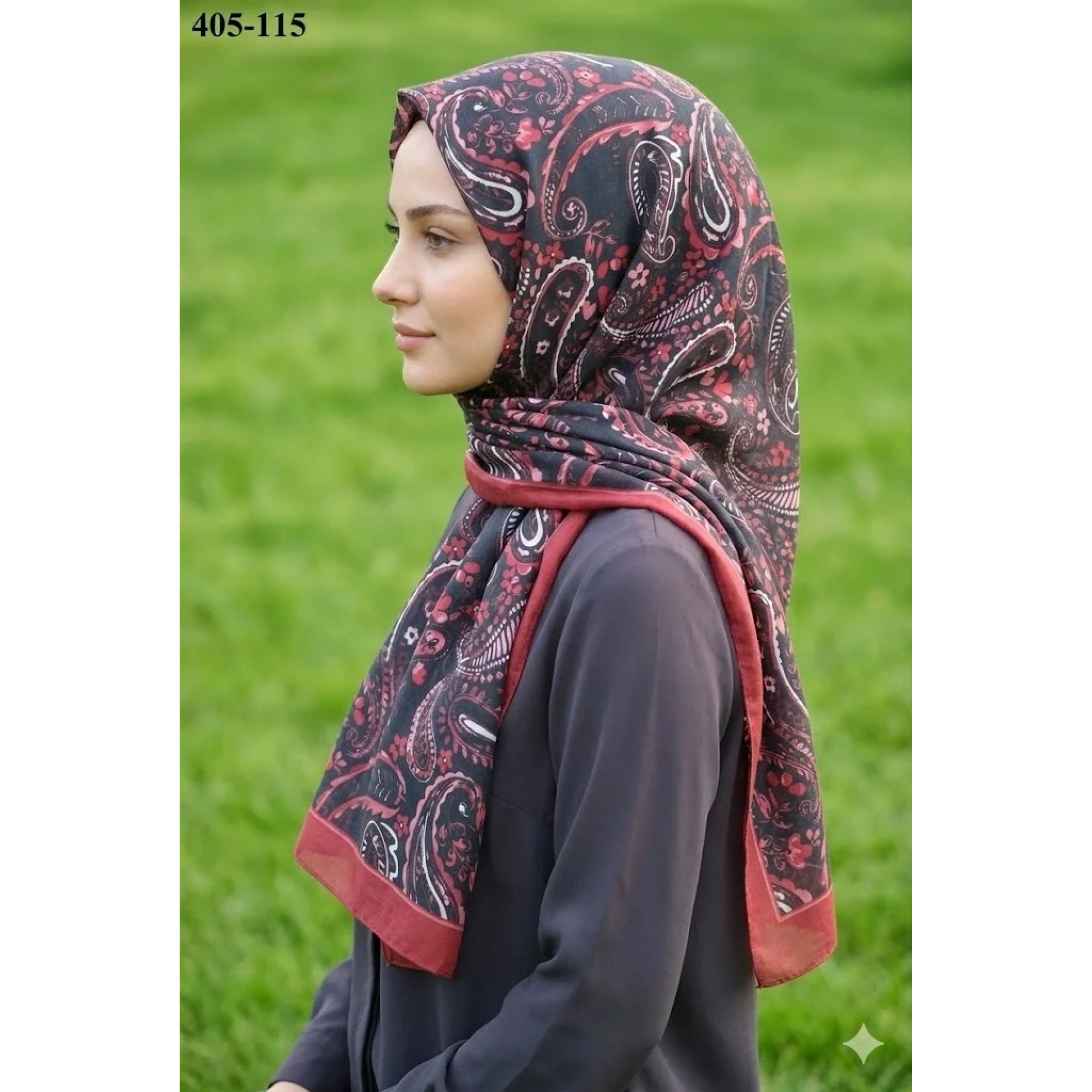 Eylül İpek Etnik Desen Soft Şal 405-115