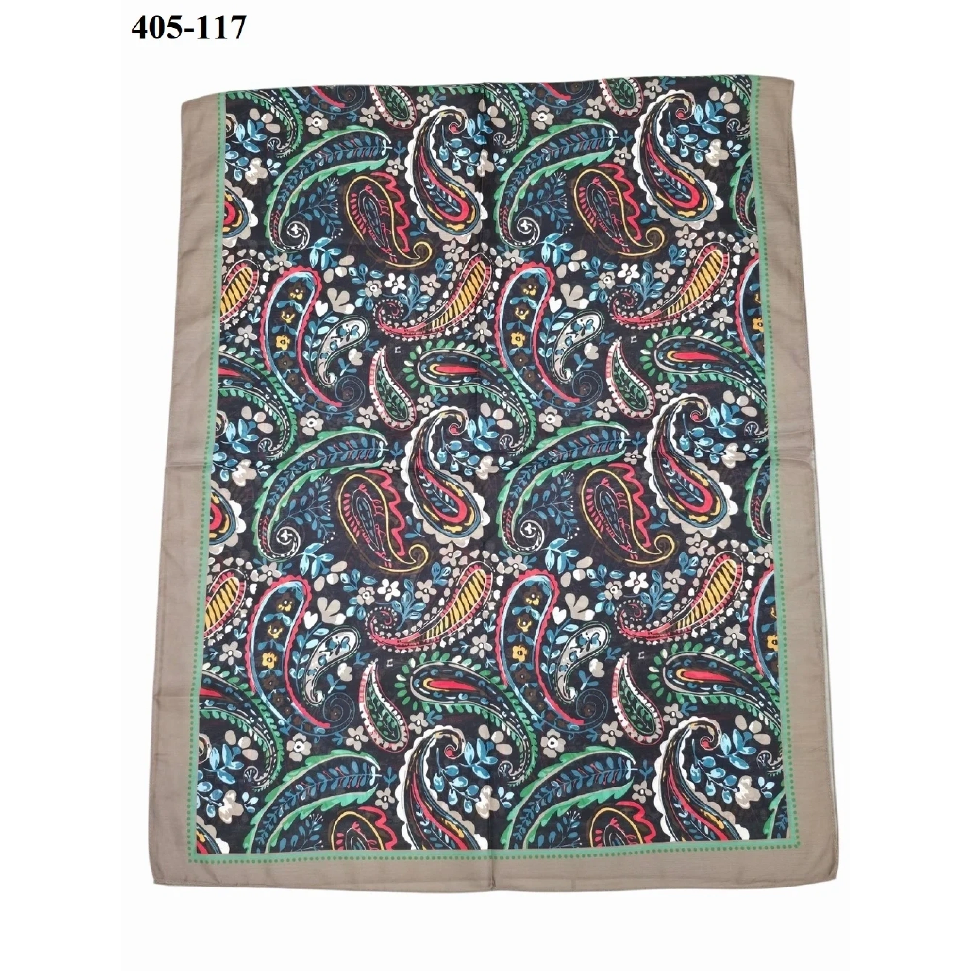 Eylül İpek Etnik Desen Soft Şal 405-117