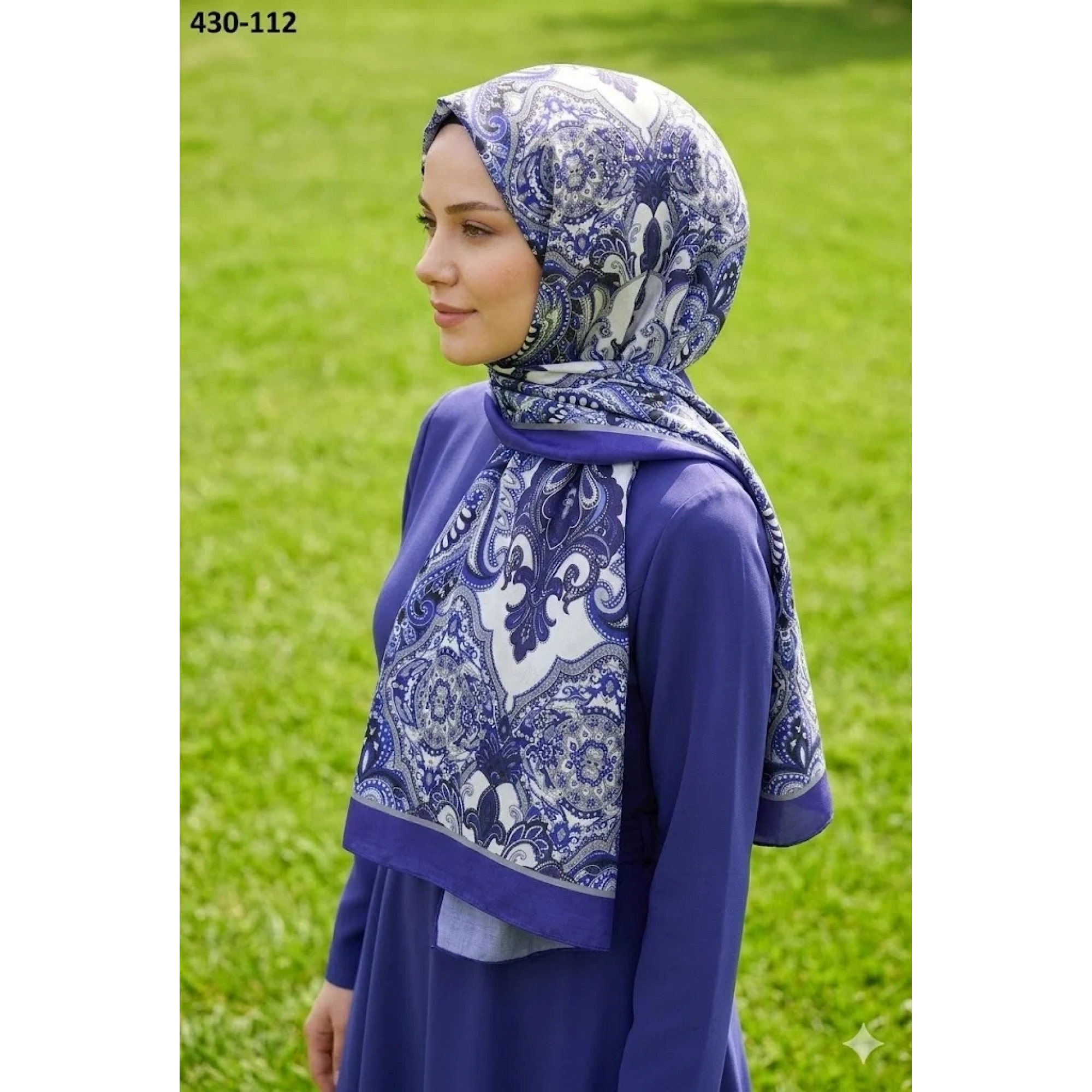 Eylül İpek Etnik Desen Soft Şal 430-112