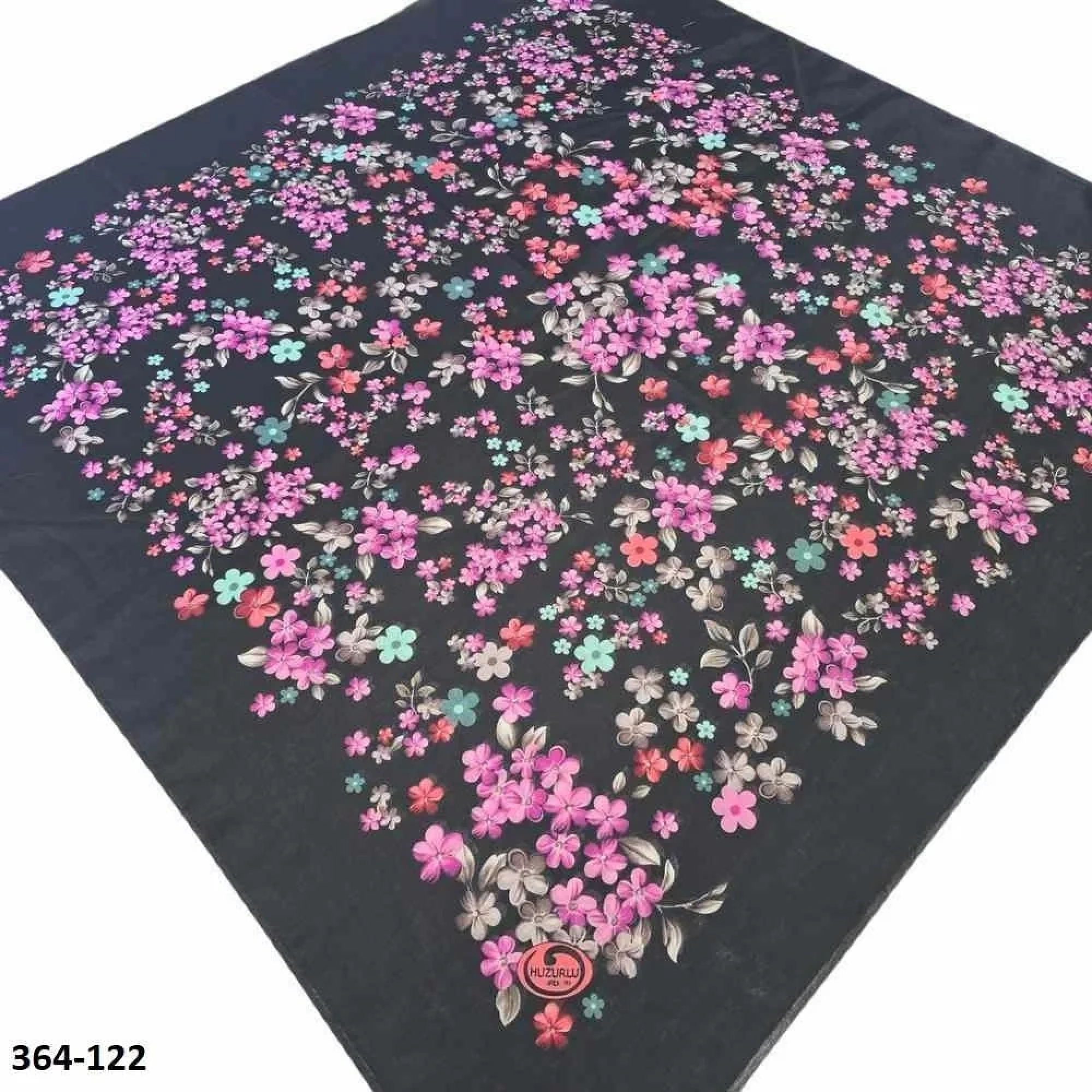 Huzurlu İpek Polyester Oyalık Yazma 364-122