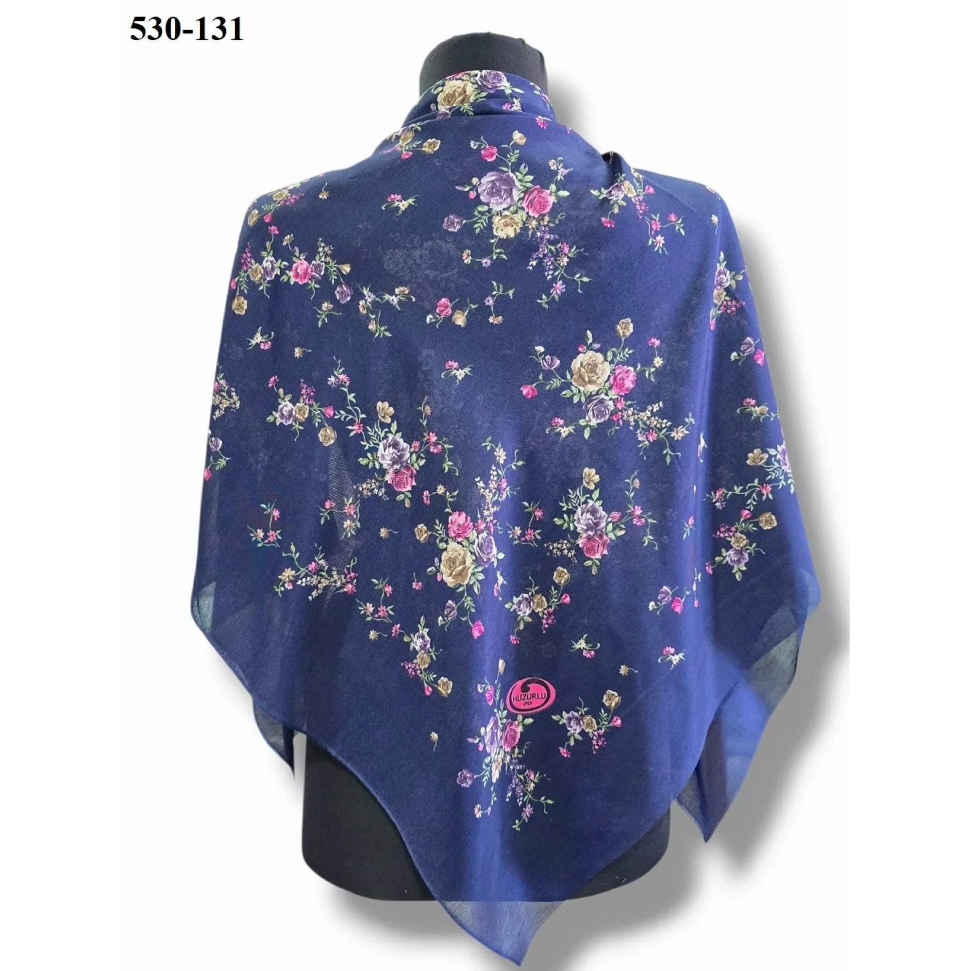 Huzurlu İpek Polyester Oyalık Yazma 530-131