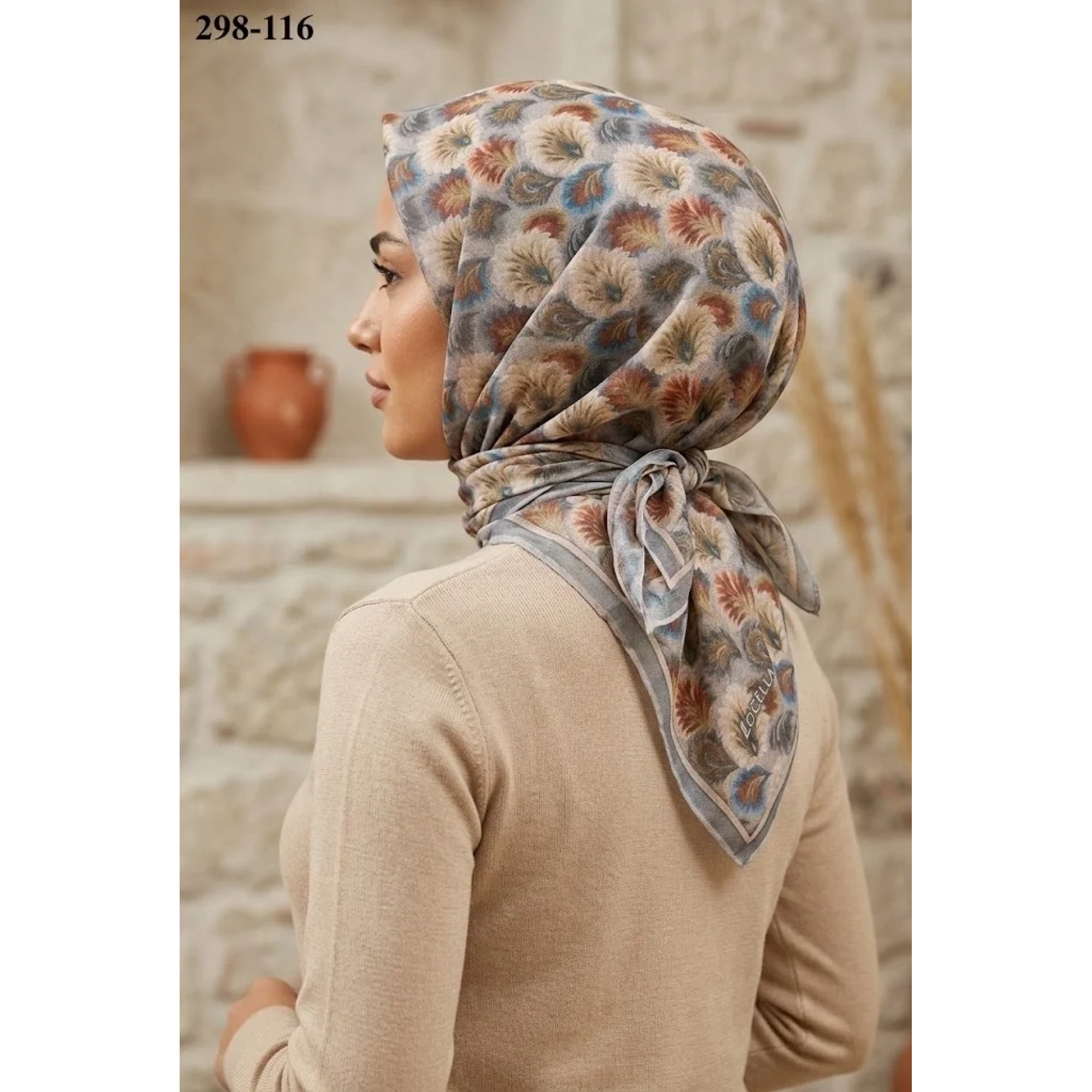 Locella Soft Pamuk Eşarp 298-116