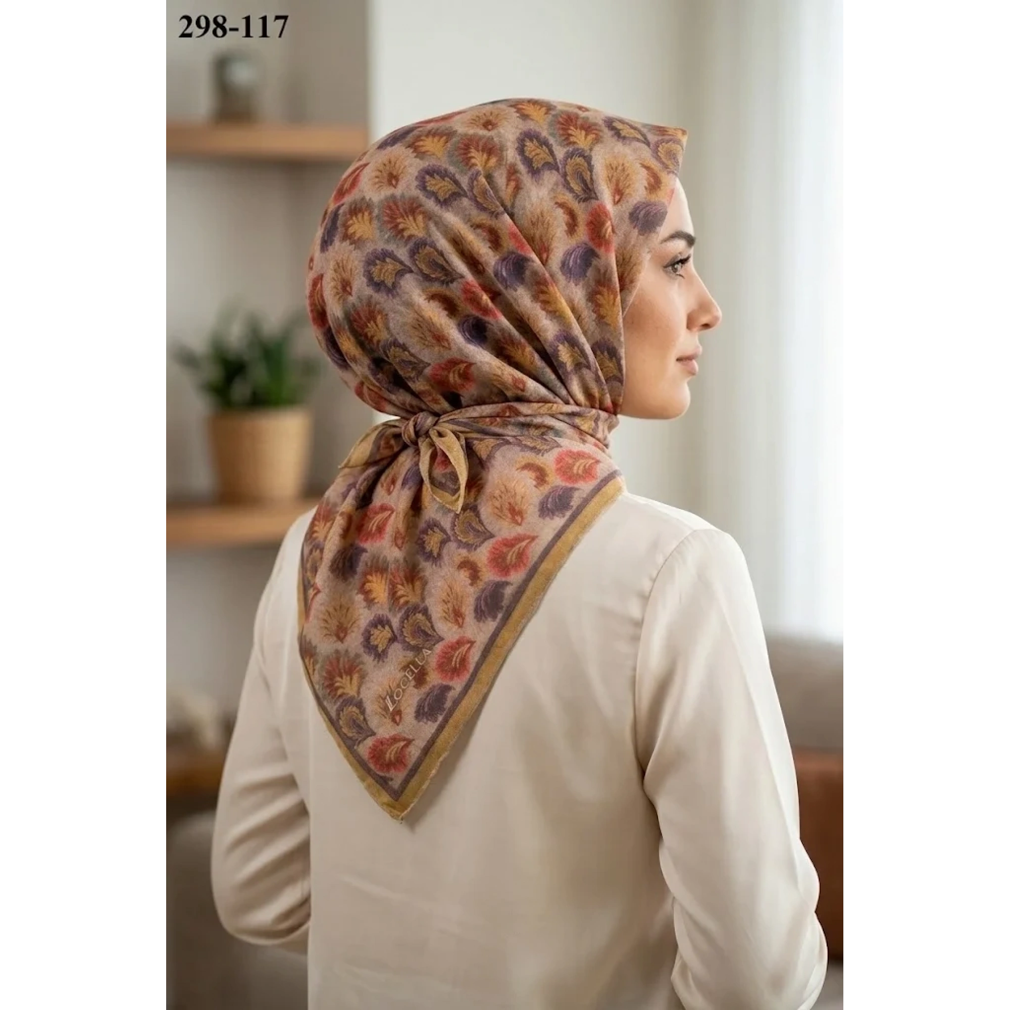 Locella Soft Pamuk Eşarp 298-117