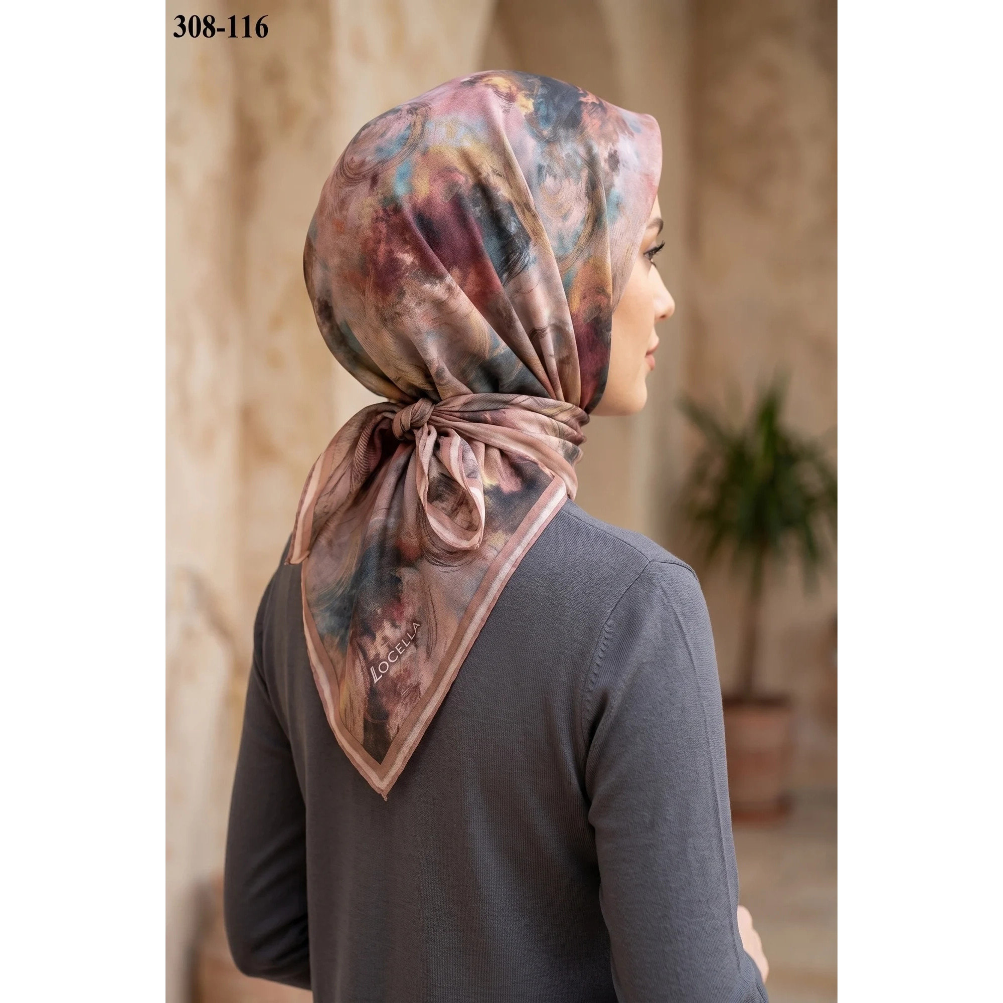 Locella Soft Pamuk Eşarp 308-116
