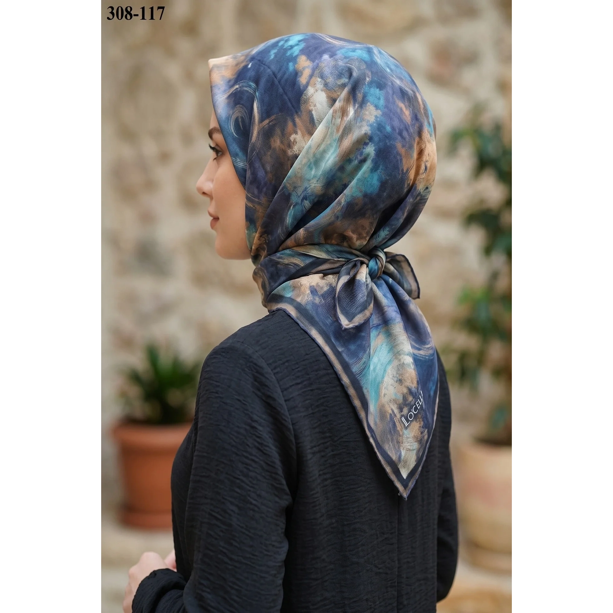 Locella Soft Pamuk Eşarp 308-117