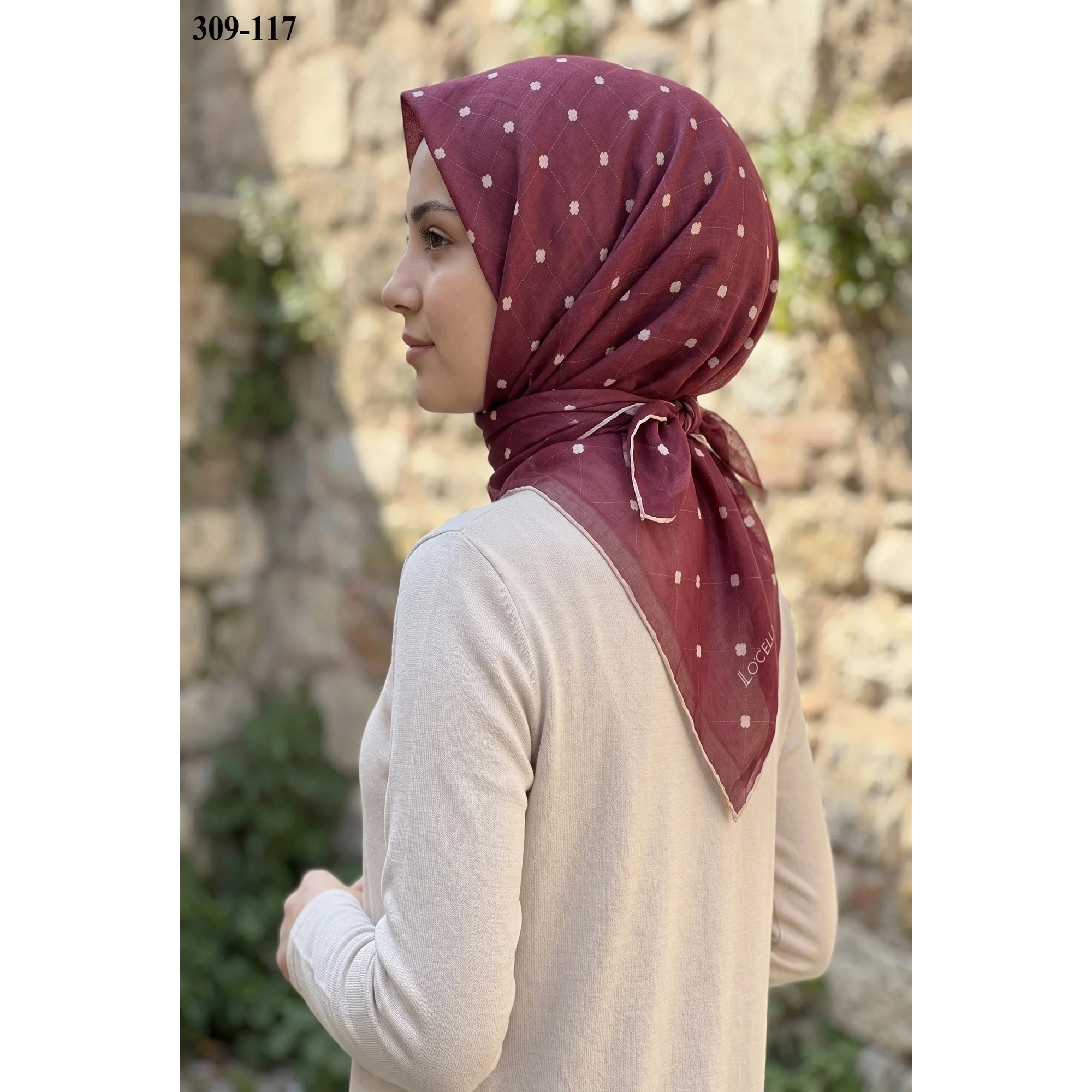Locella Soft Pamuk Eşarp 309-117