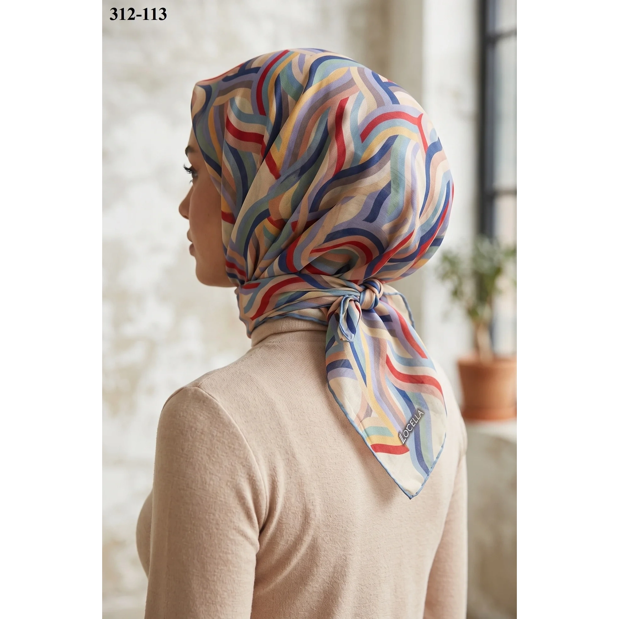 Locella Soft Pamuk Eşarp 312-113