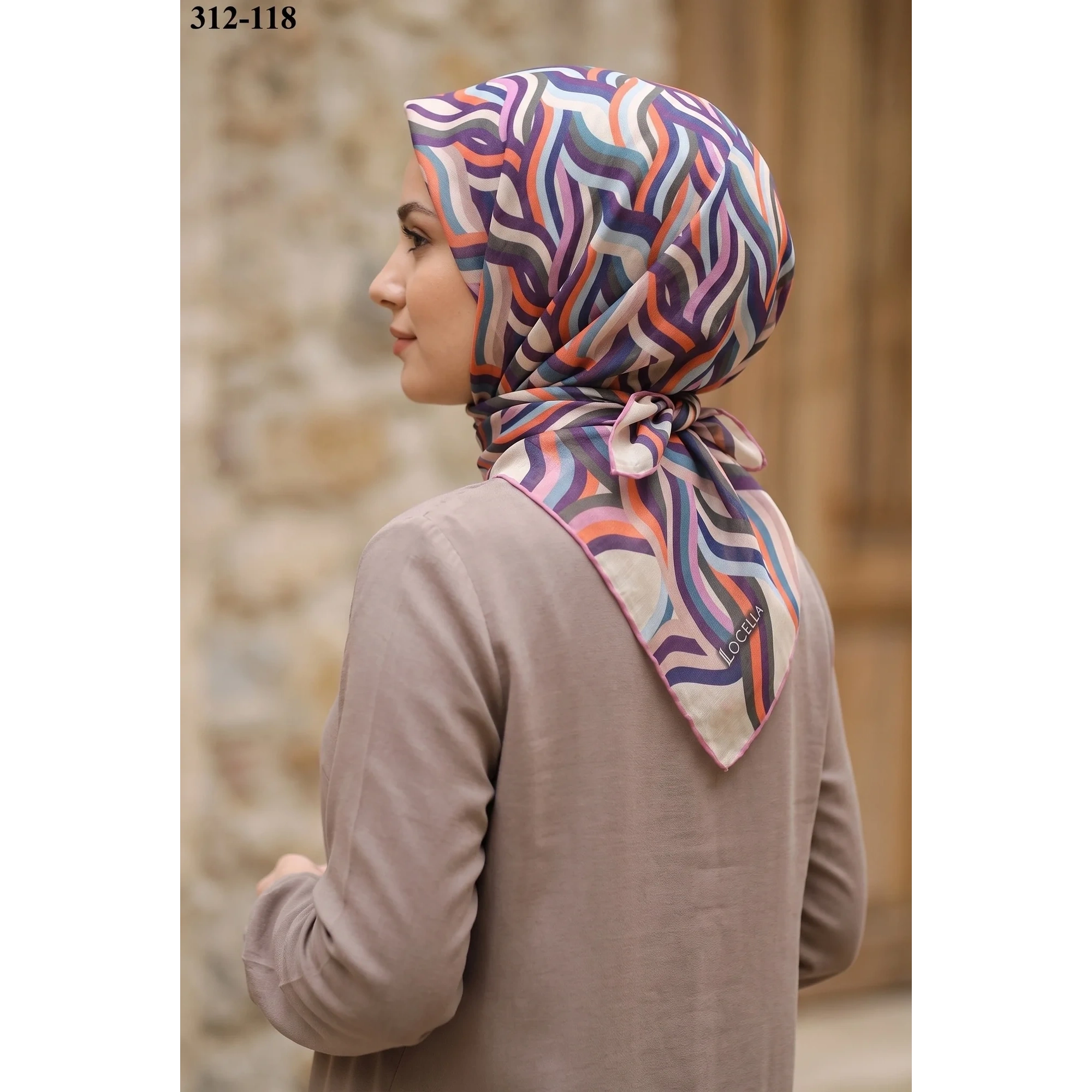 Locella Soft Pamuk Eşarp 312-118