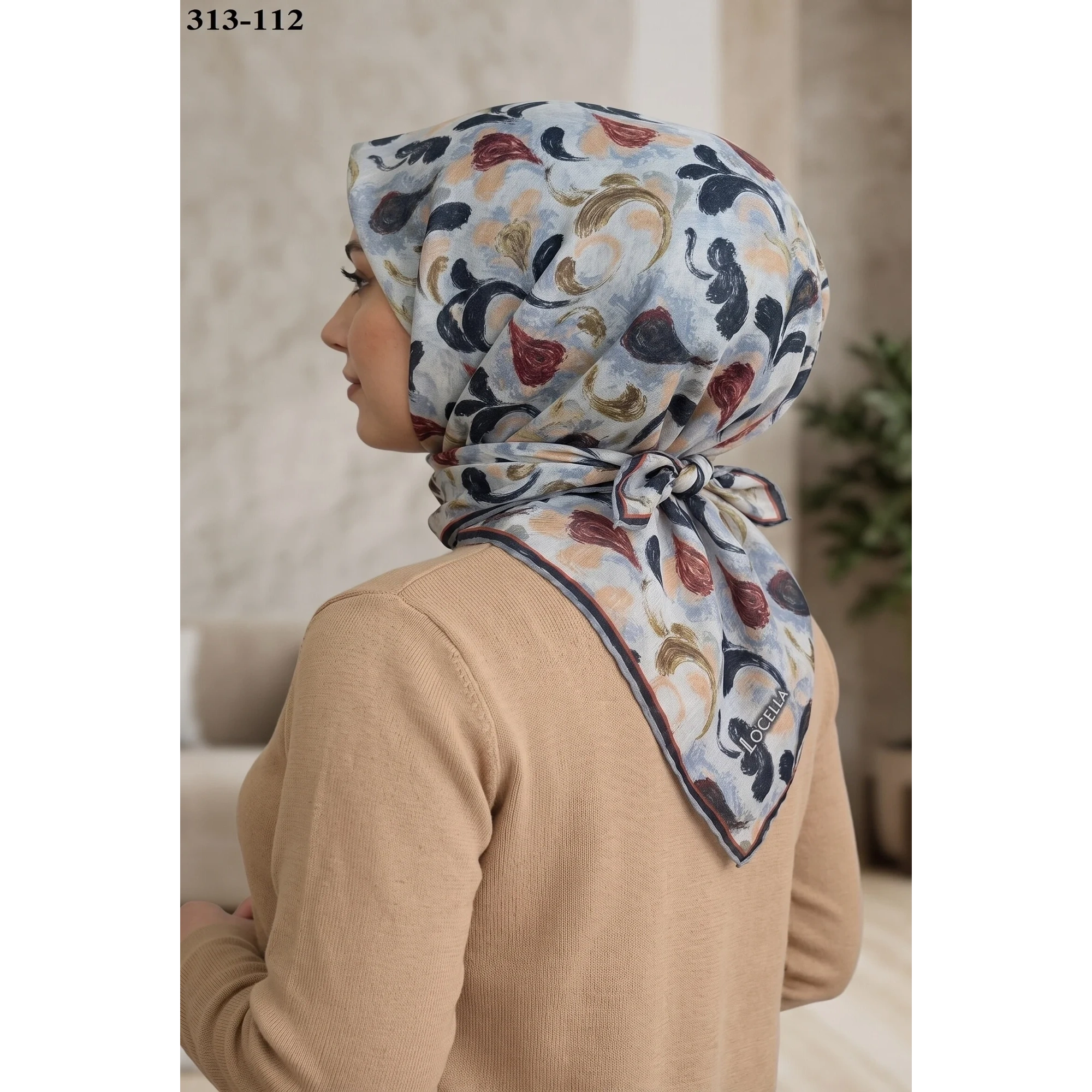 Locella Soft Pamuk Eşarp 313-112