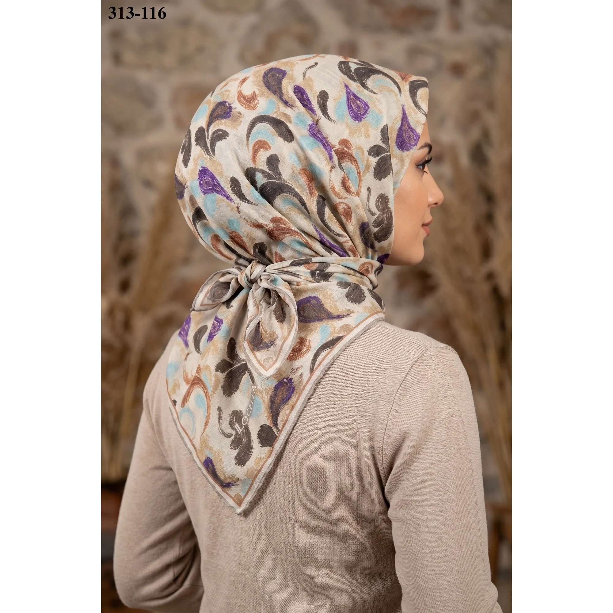 Locella Soft Pamuk Eşarp 313-116