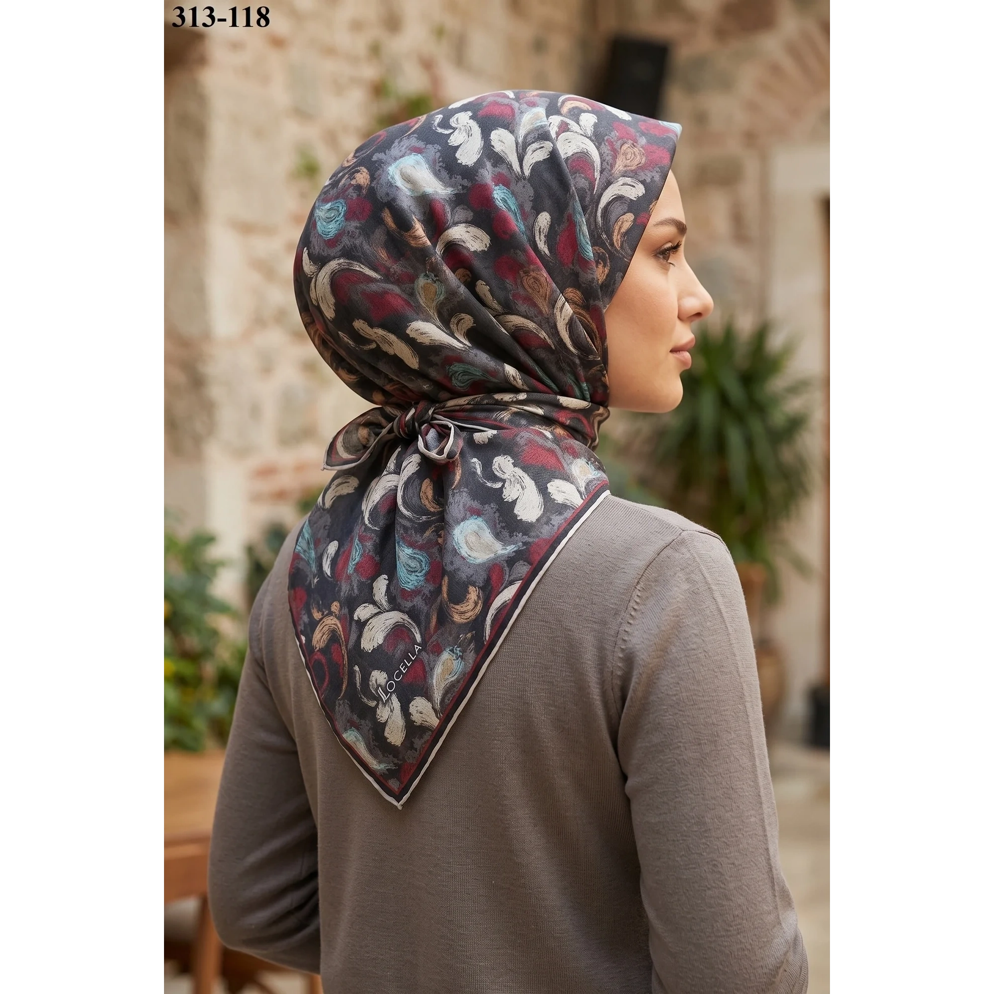 Locella Soft Pamuk Eşarp 313-118