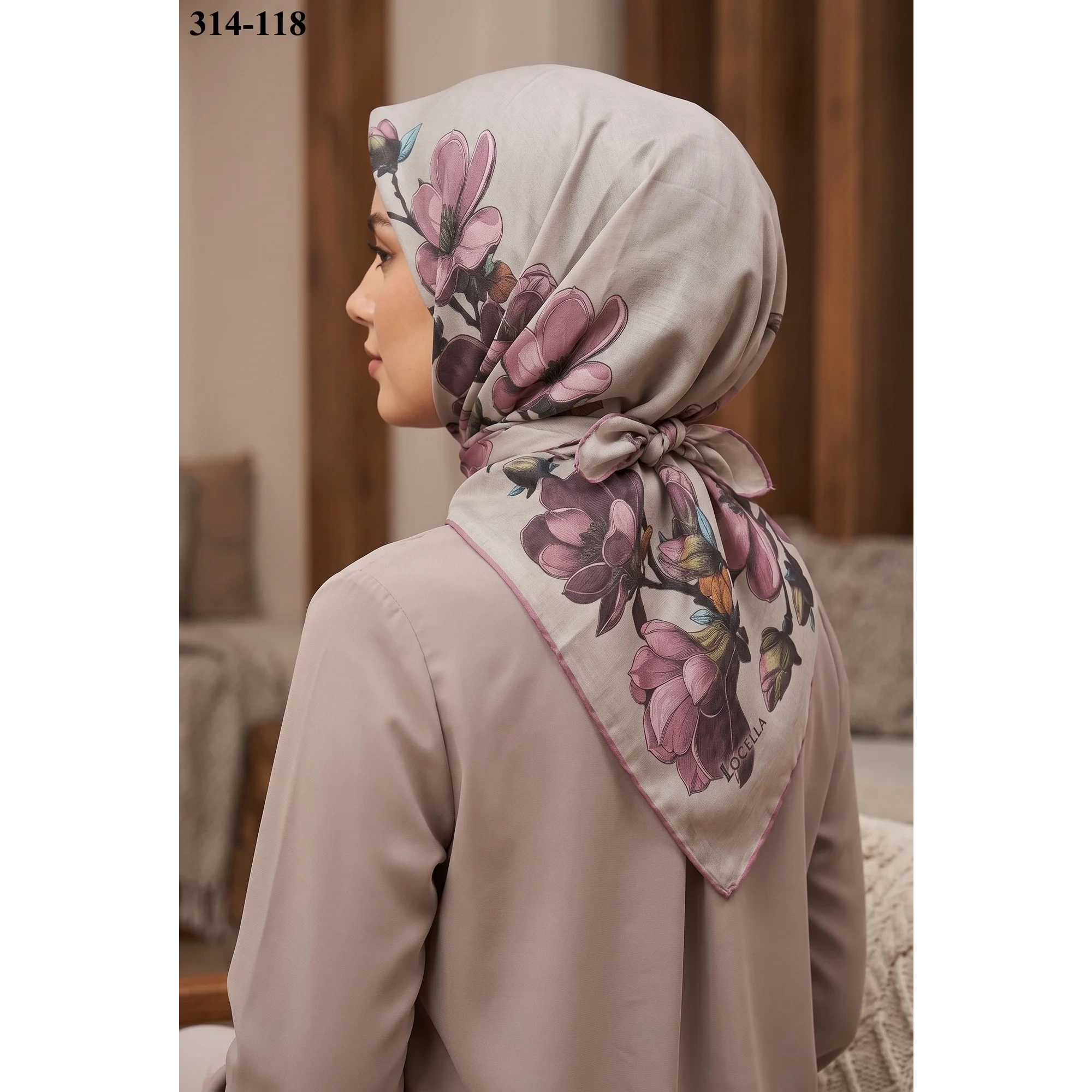 Locella Soft Pamuk Eşarp 314-118